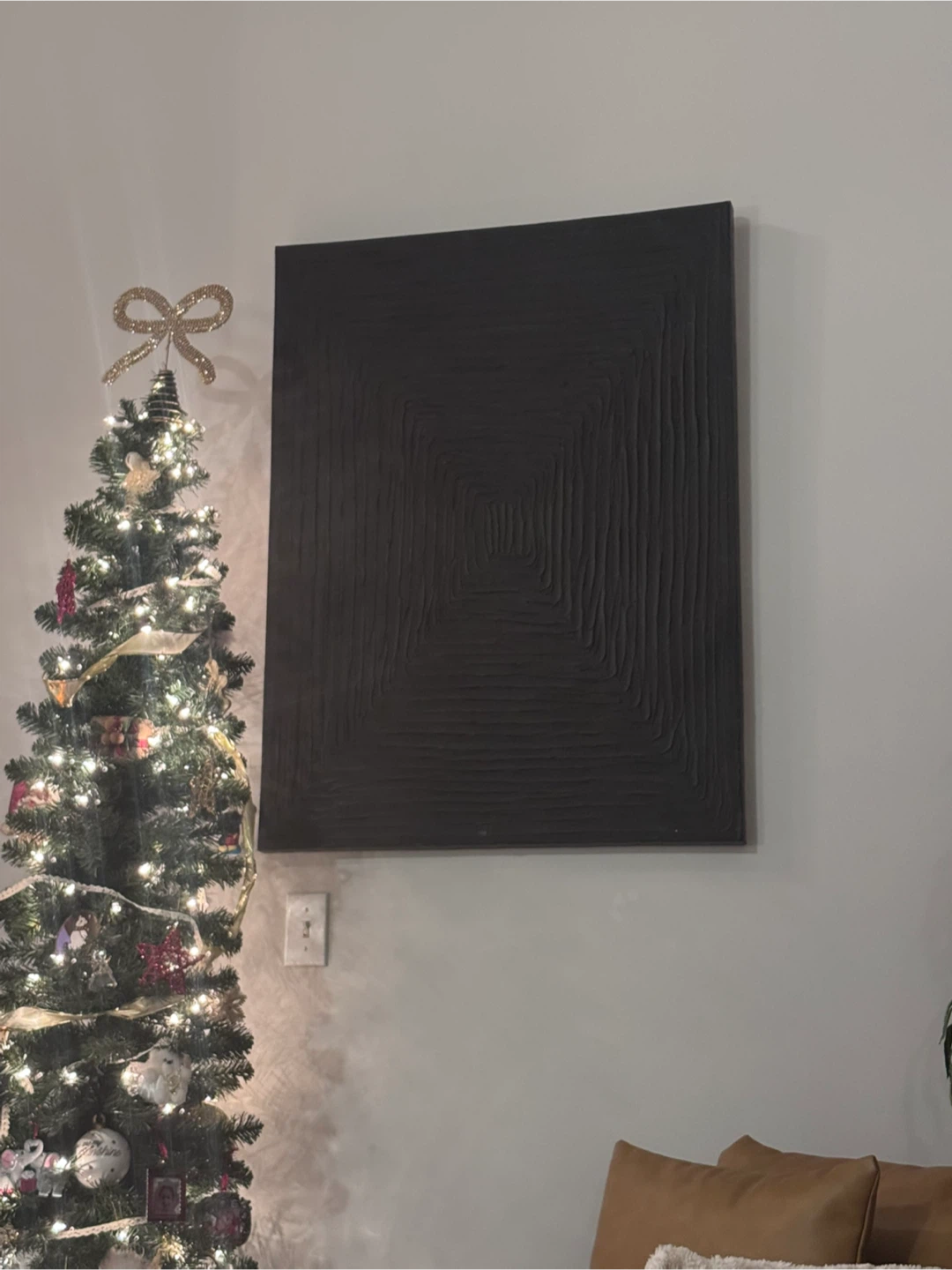 Abstract Black Square Wall Art - photo 3
