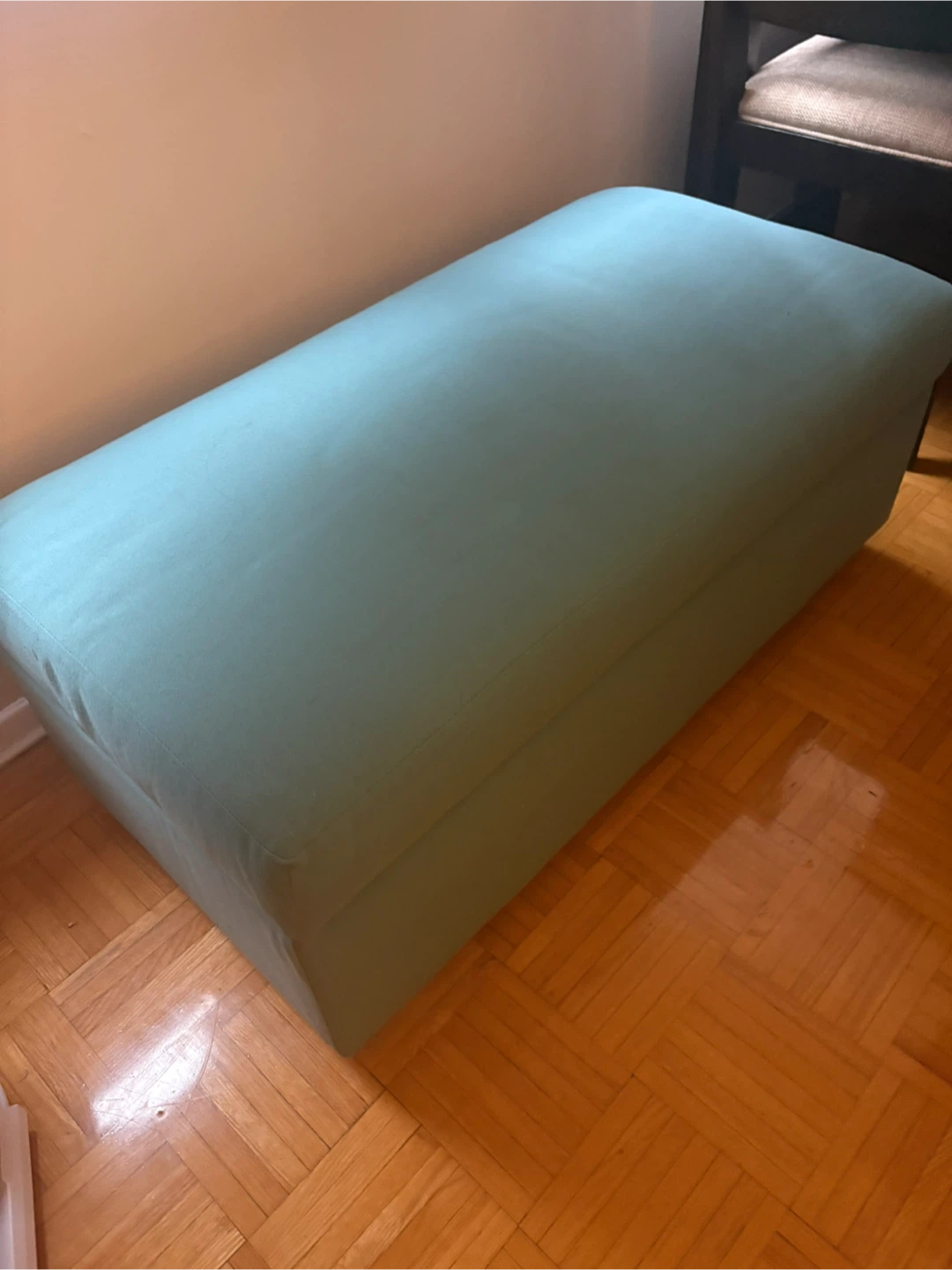 Storage Ottoman Bench - Light blue