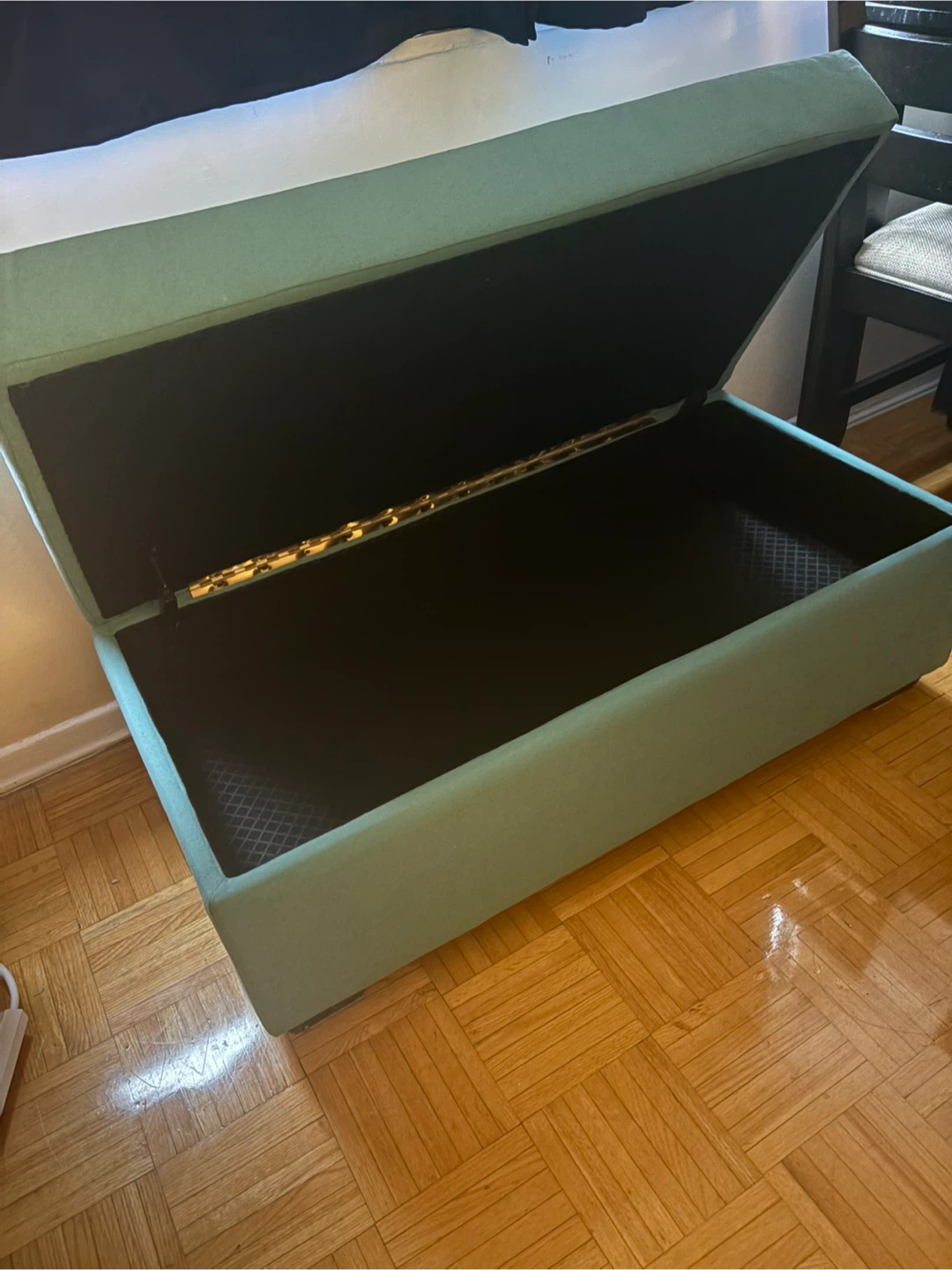 Storage Ottoman Bench - Light blue - photo 2