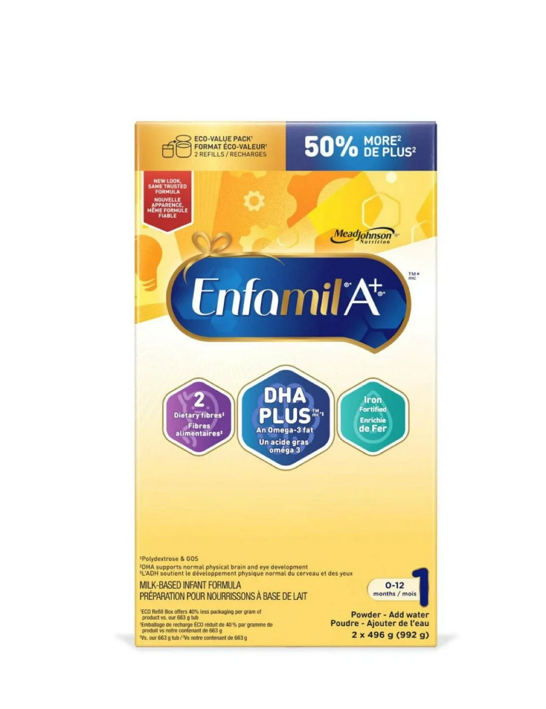 Enfamil A+ Infant Formula - 2 x 496g