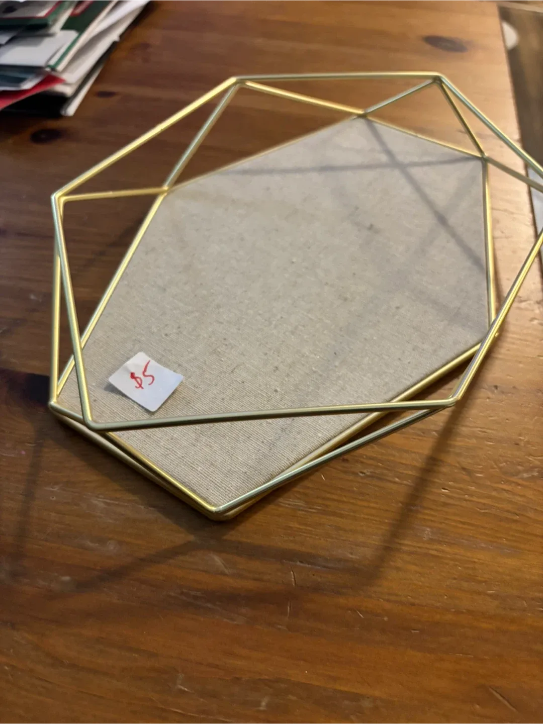 Gold Geometric Tray