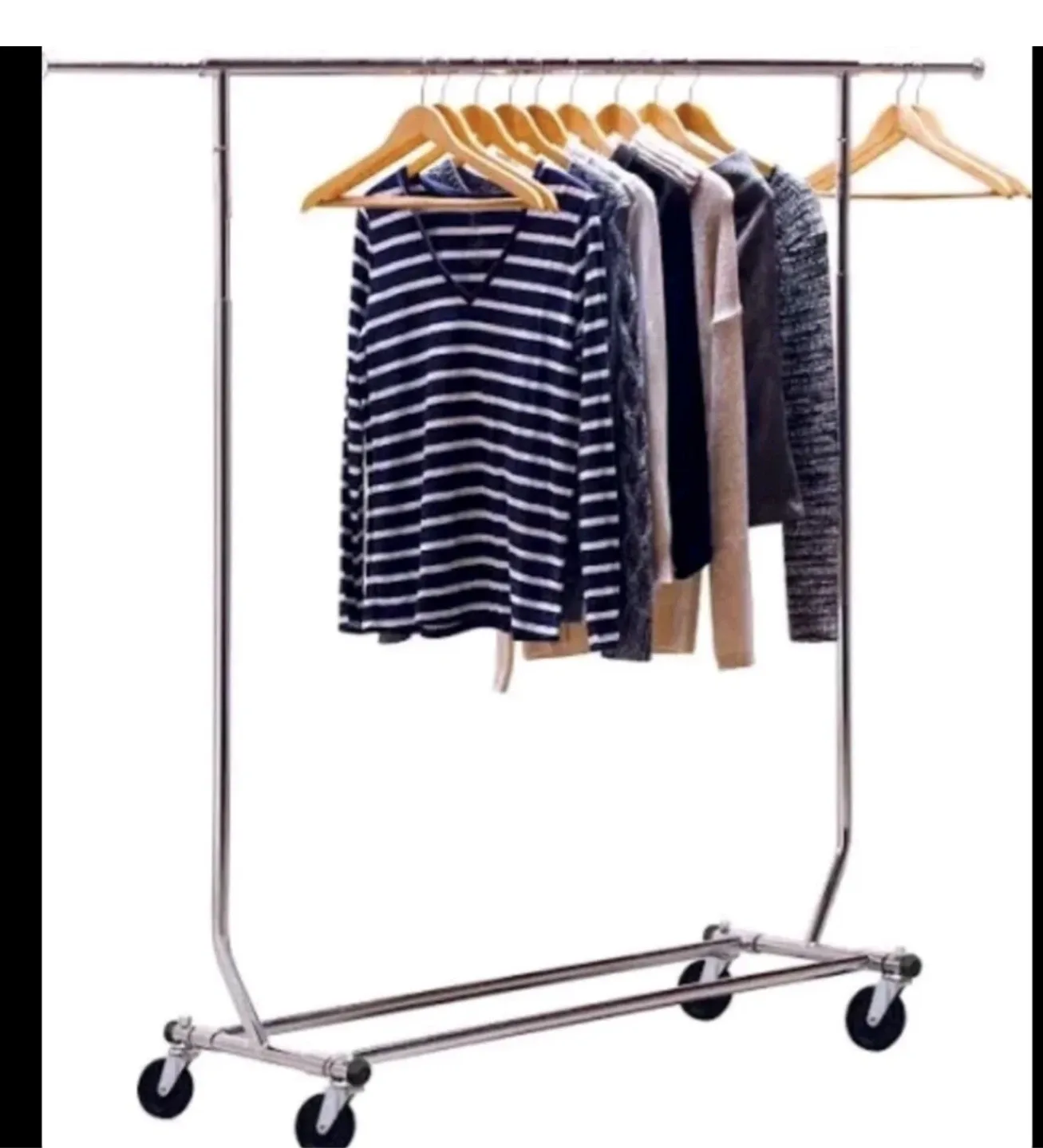 New DecoBros Chrome Garment Rack RK-001-1 image indicator(2)