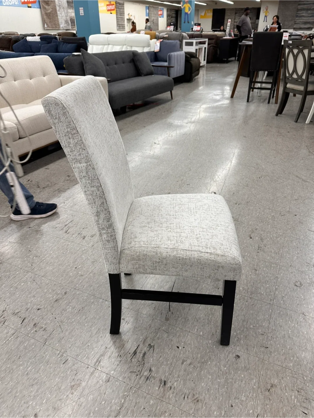 Upholstered Dining Chair - Neutral Fabric image indicator(2)