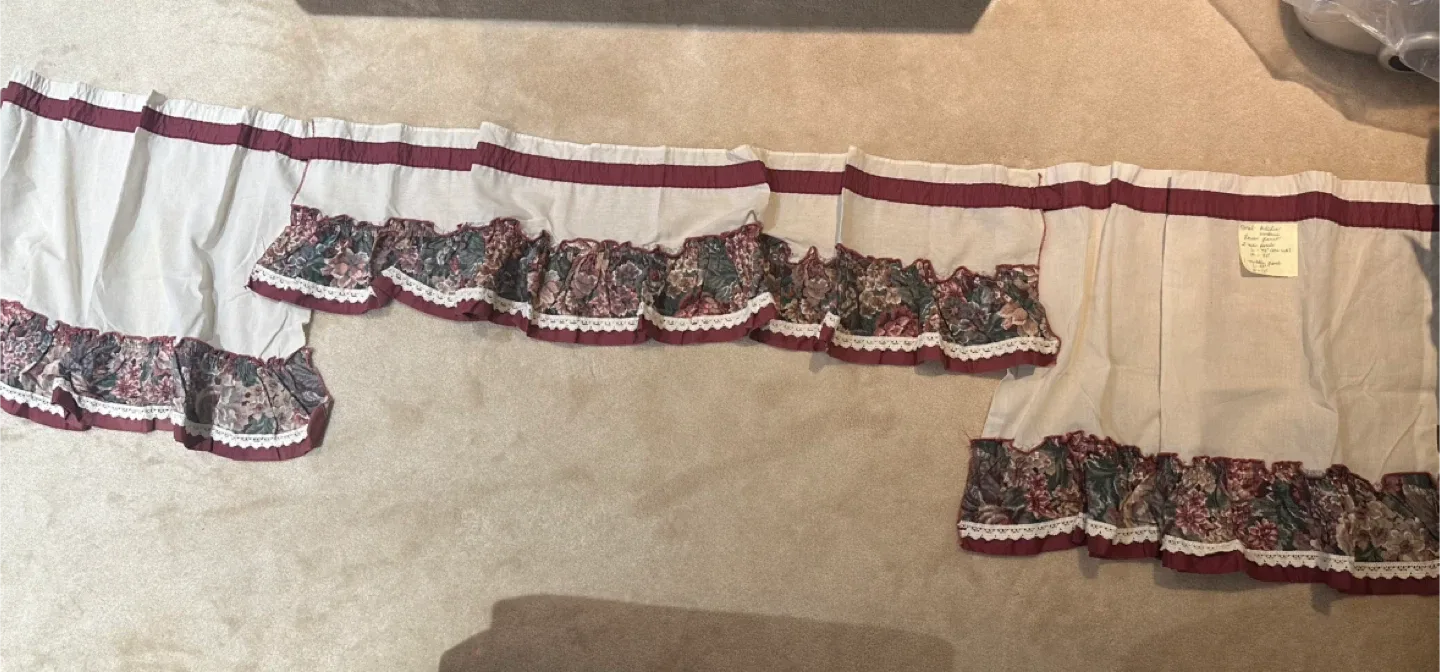 Floral curtain Set image indicator(2)