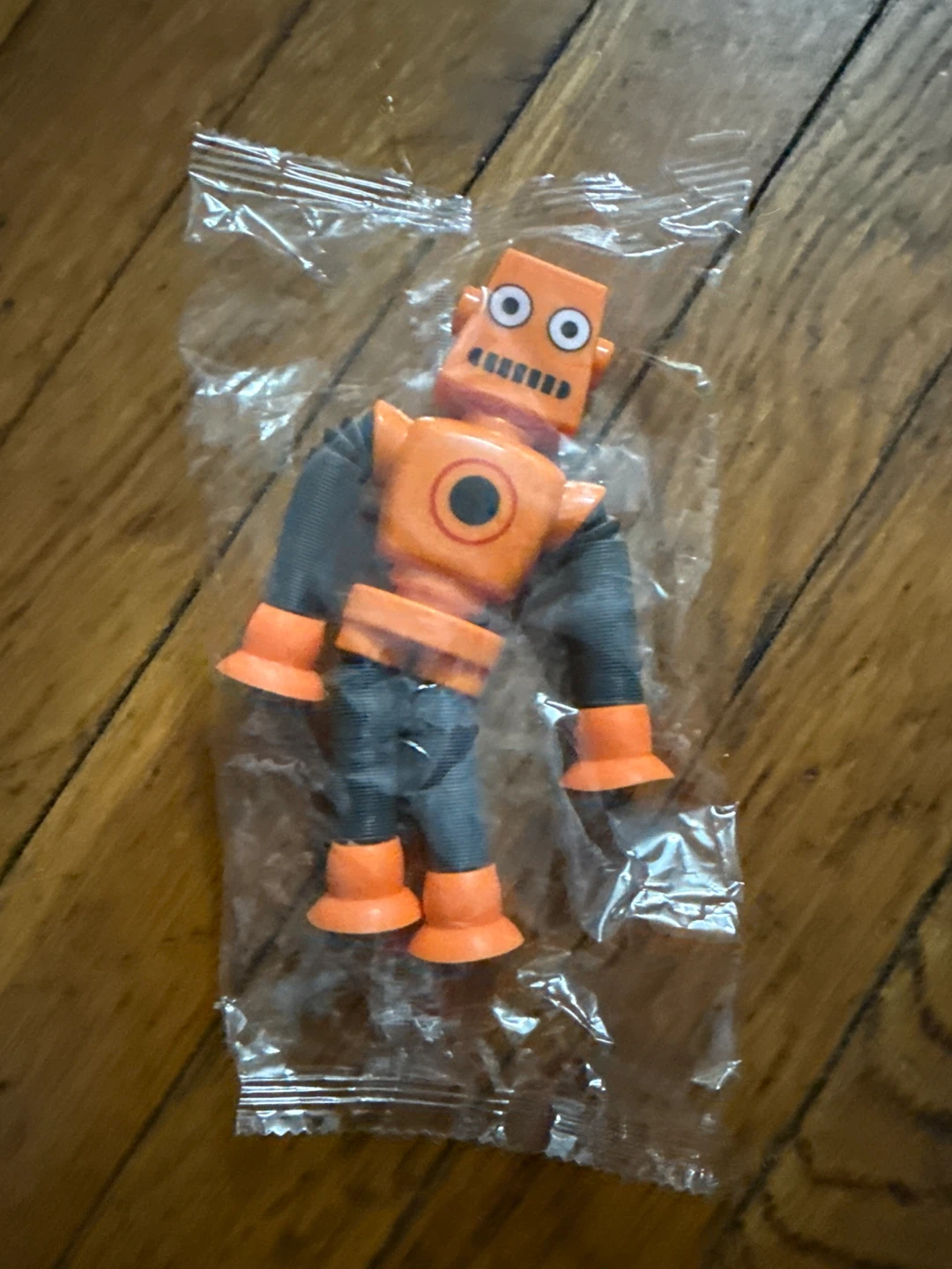 Orange Robot Toy in Package