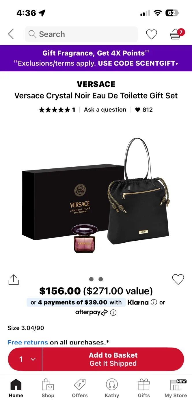 Versace Crystal Noir Eau de Toilette Gift Set image indicator(5)