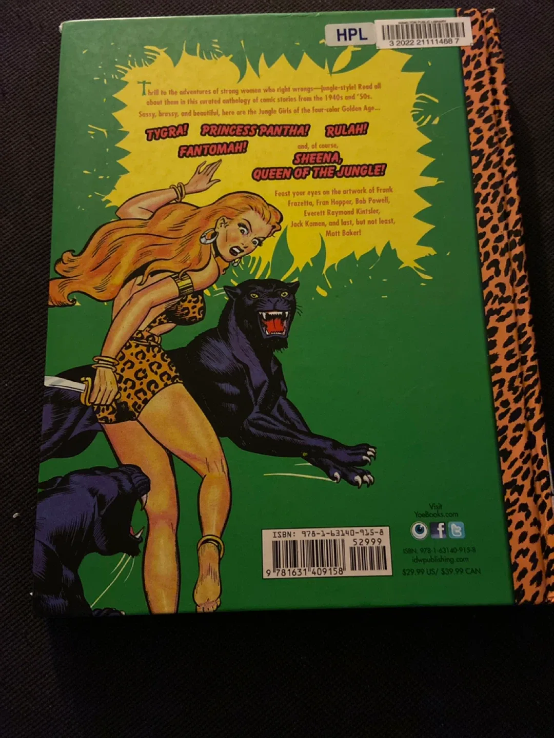 Jungle Girls Hardcover Comic Book image indicator(2)