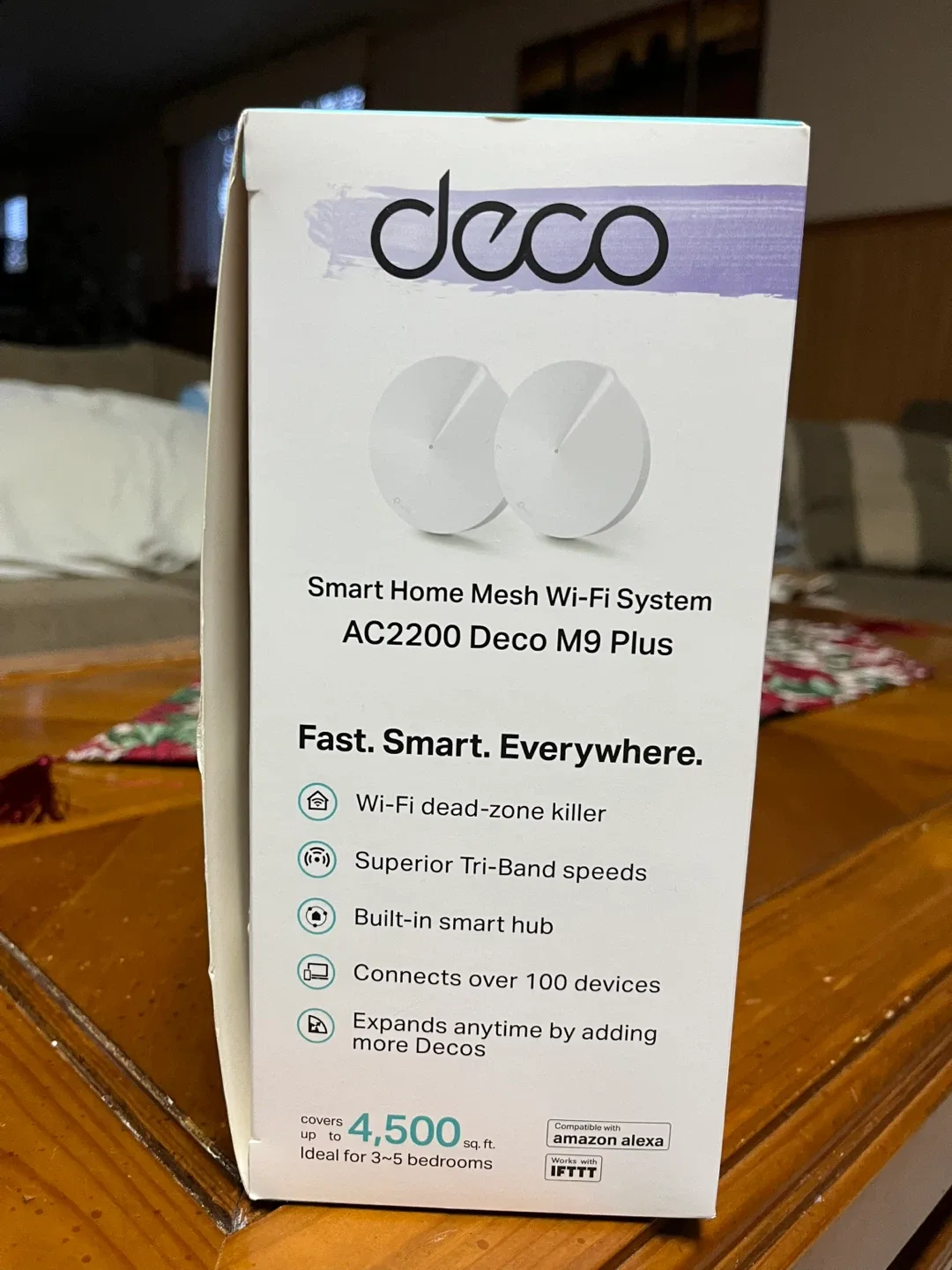TP-Link Deco M9 Plus AC2200 Smart Home Mesh Wi-Fi System image indicator(2)