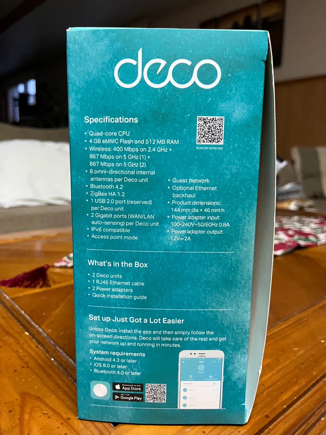 TP-Link Deco M9 Plus AC2200 Smart Home Mesh Wi-Fi System - photo 3