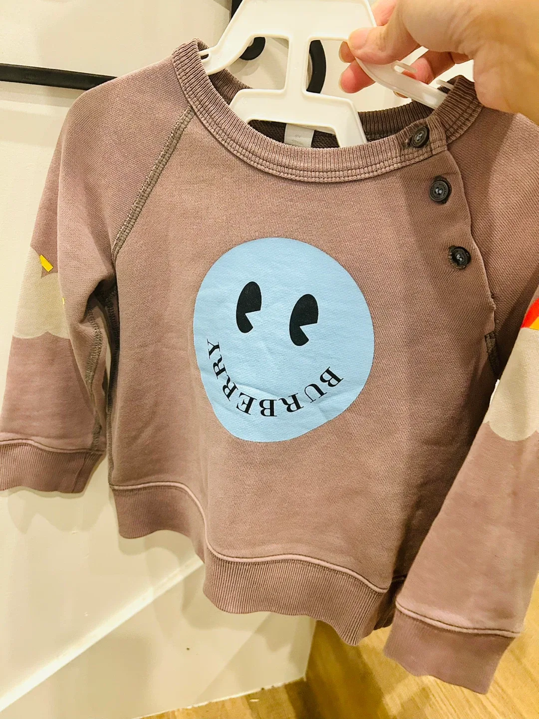 Burberry Kids Rainbow Smiley Sweatshirt