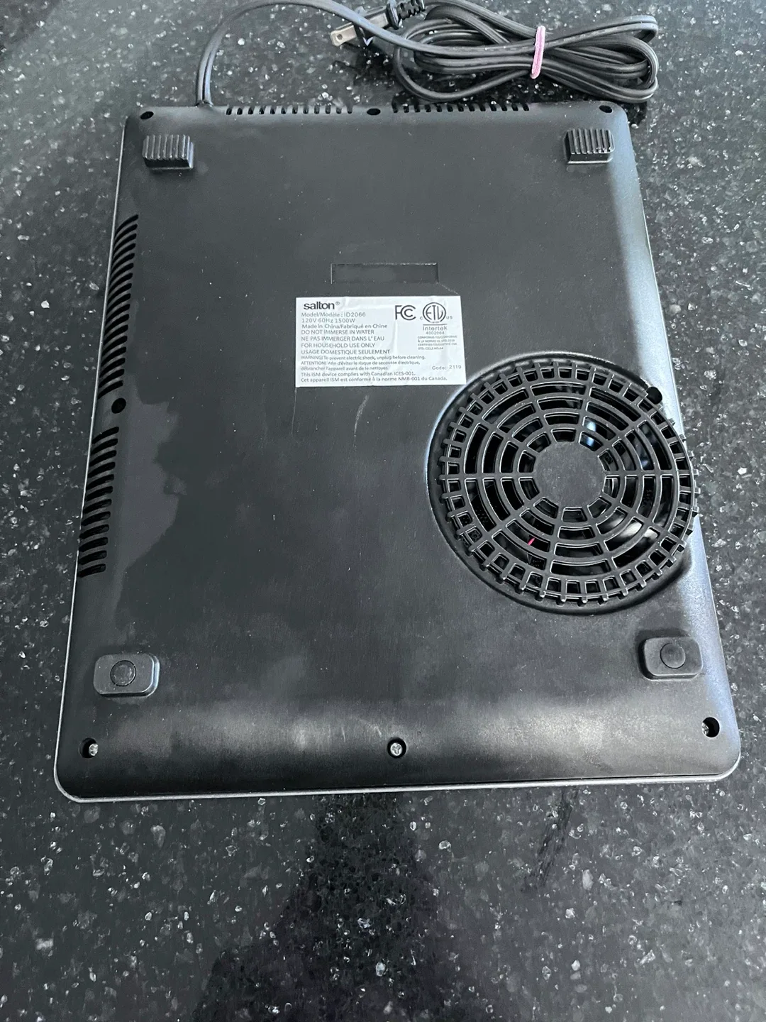 Salton ID2066 Induction Cooktop image indicator(2)