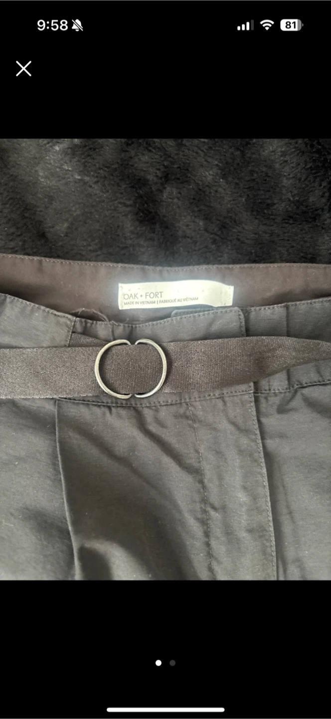 Oak + Fort Black Pants - photo 2