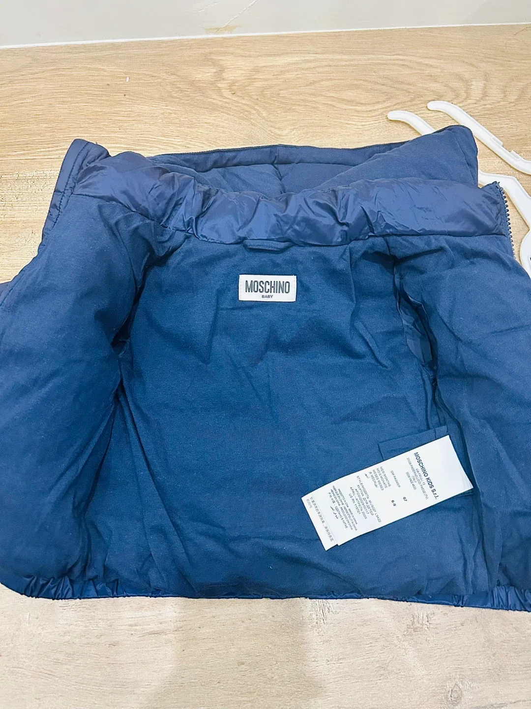 Moschino Baby Puffer Jacket - Size 6-9 Months image indicator(4)