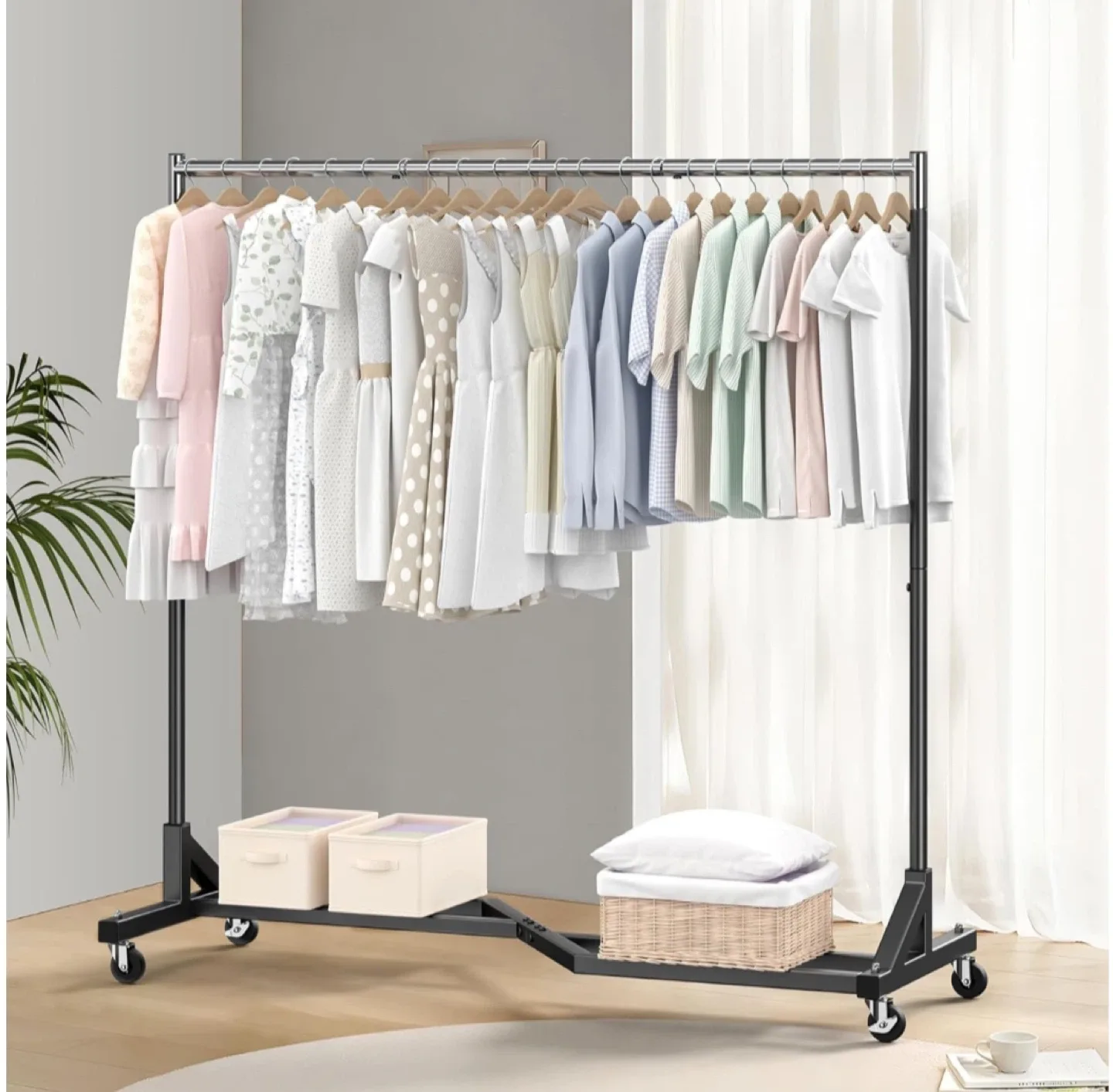 Mr IRONSTONE Clothing Rack Commercial Grade - Black image indicator(2)