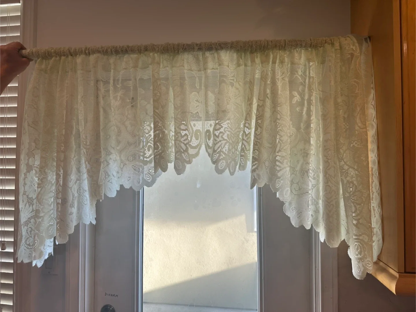Vintage Lace Window Valance