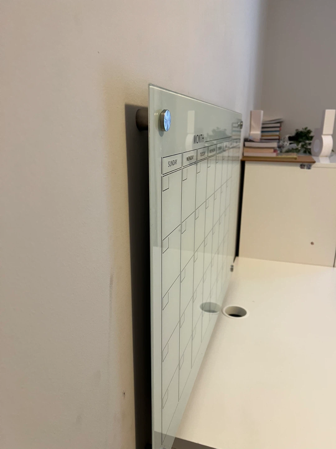 Quartet Infinity Glass Dry-Erase Calendar Board 36" x 24" - photo 3