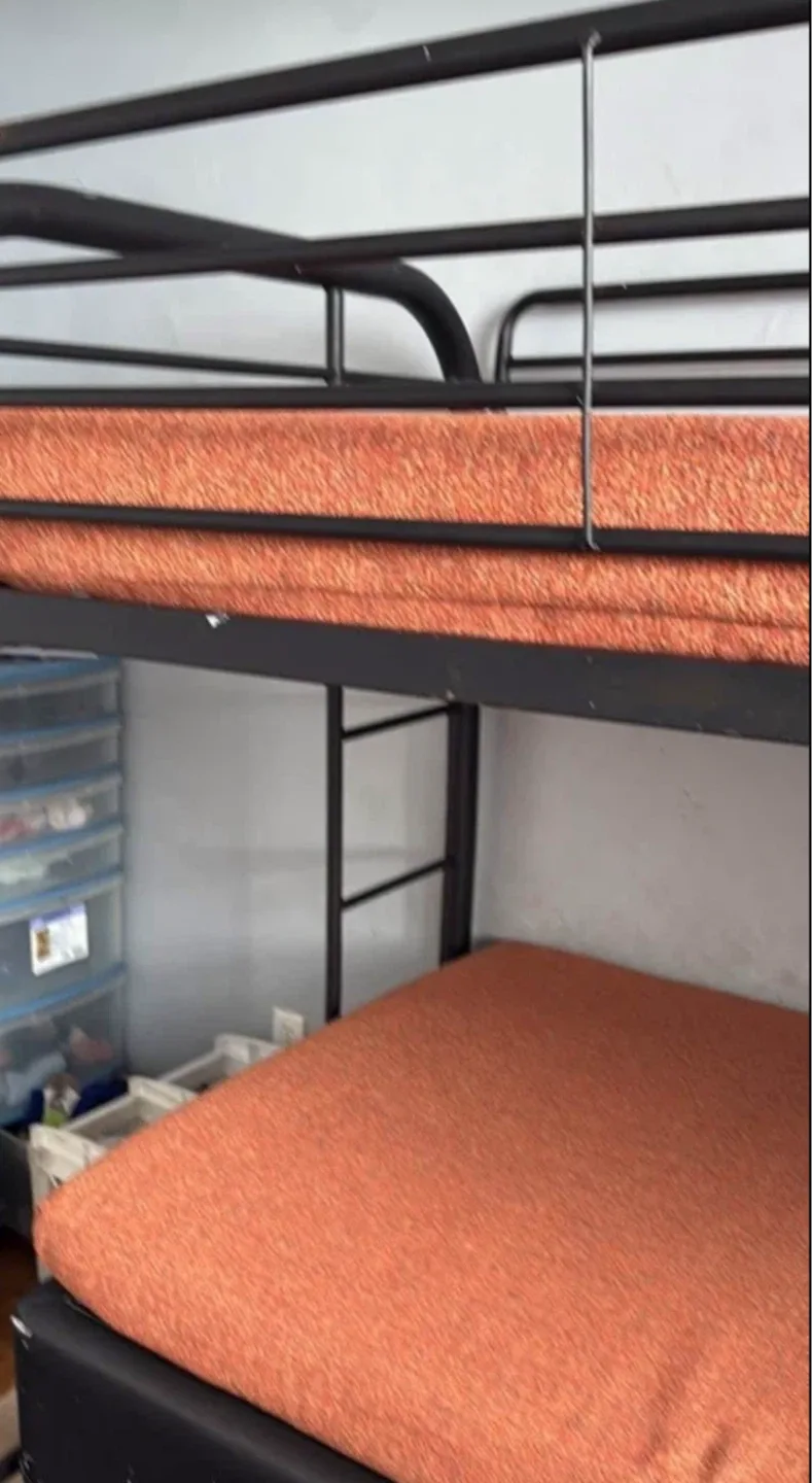 Metal Bunk Bed with mettress image indicator(3)