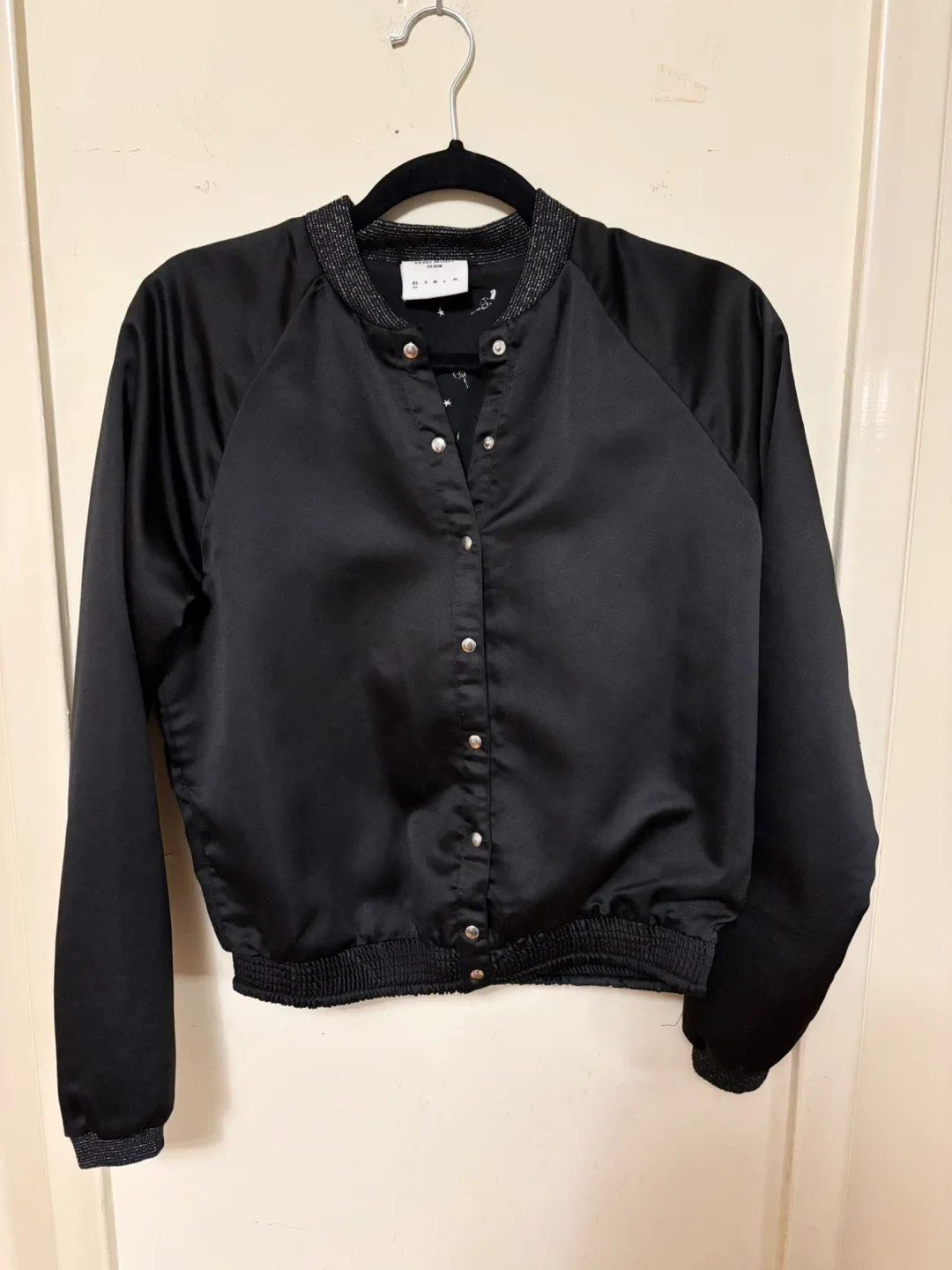 Vero Moda Black Bomber Jacket - Size XS