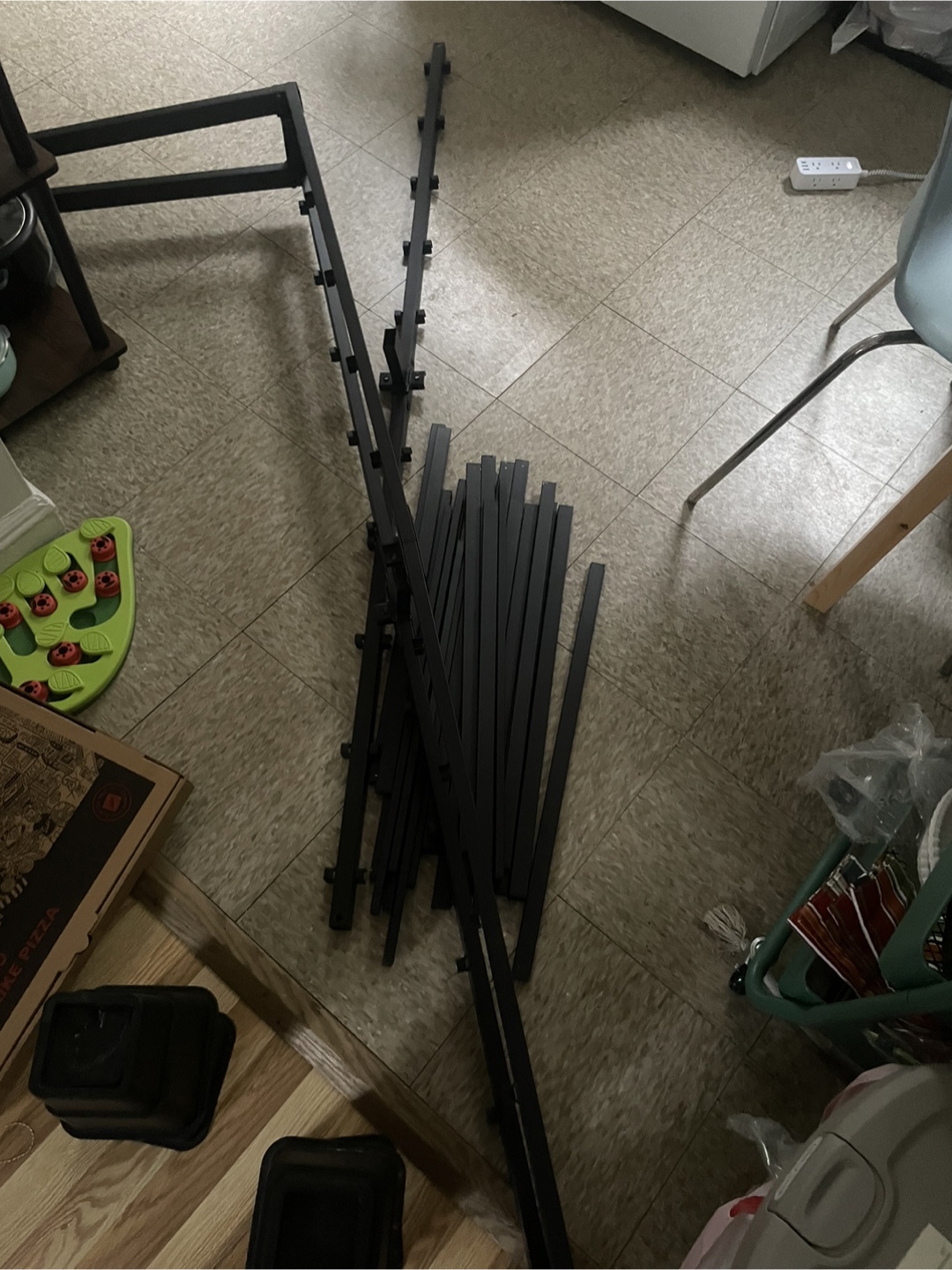 Black Metal Full Bed Frame - photo 3