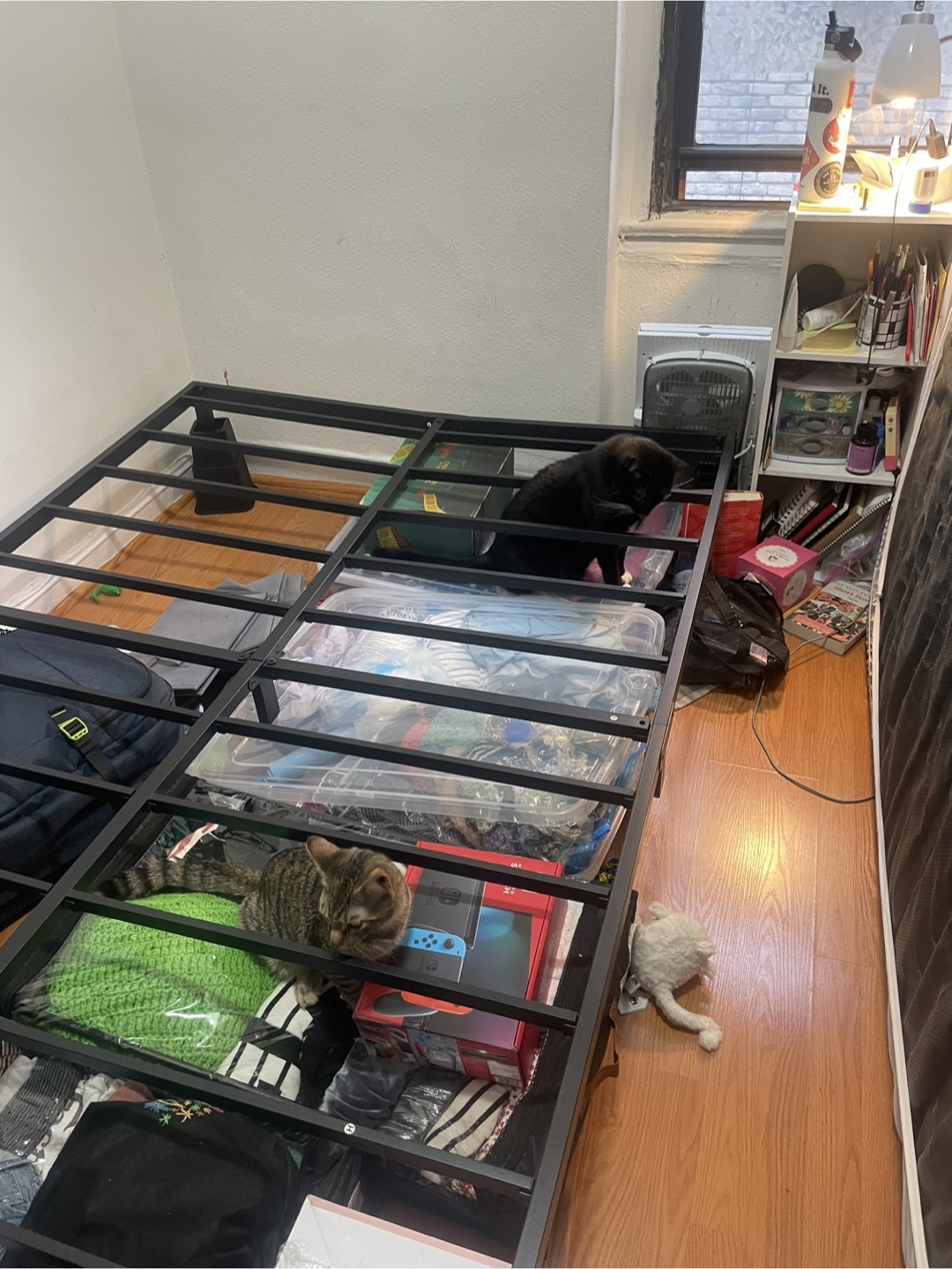 Black Metal Full Bed Frame