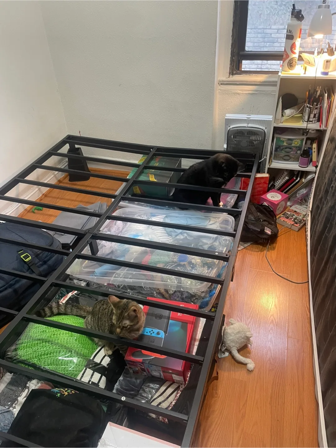 Black Metal Full Bed Frame