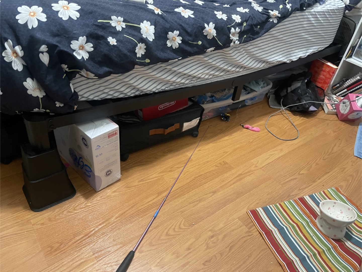 Black Metal Full Bed Frame - photo 2