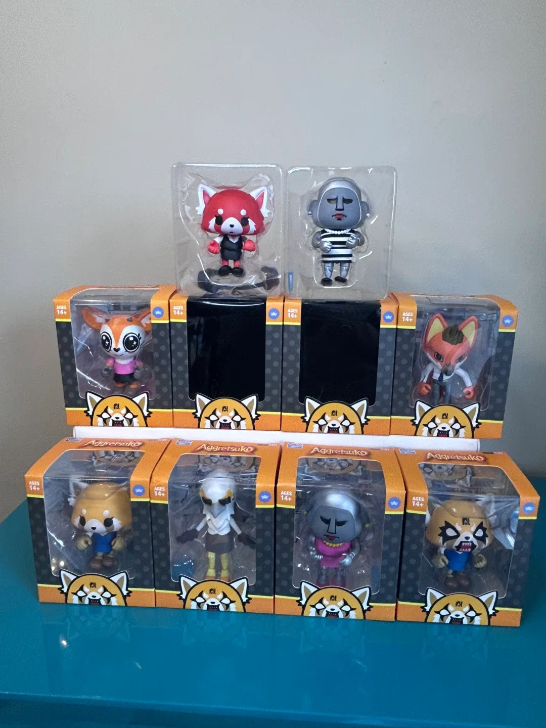 NEW Aggretsuko Collectible Action Figure Bundle (8 included)