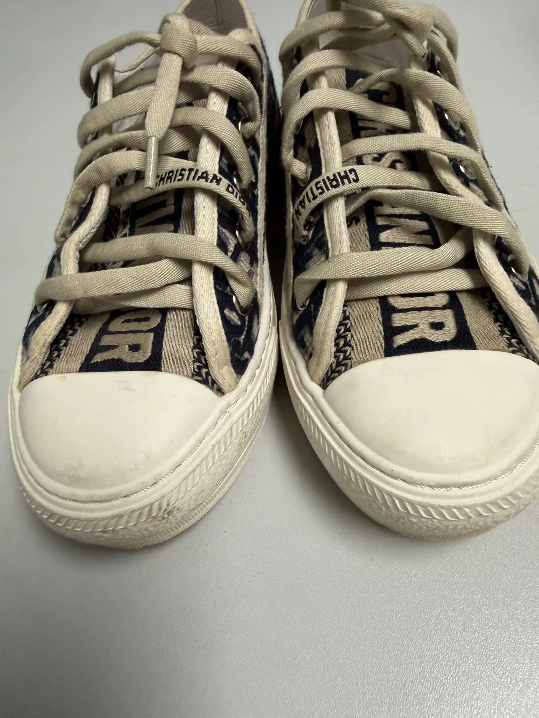 Christian Dior Oblique Print Sneakers