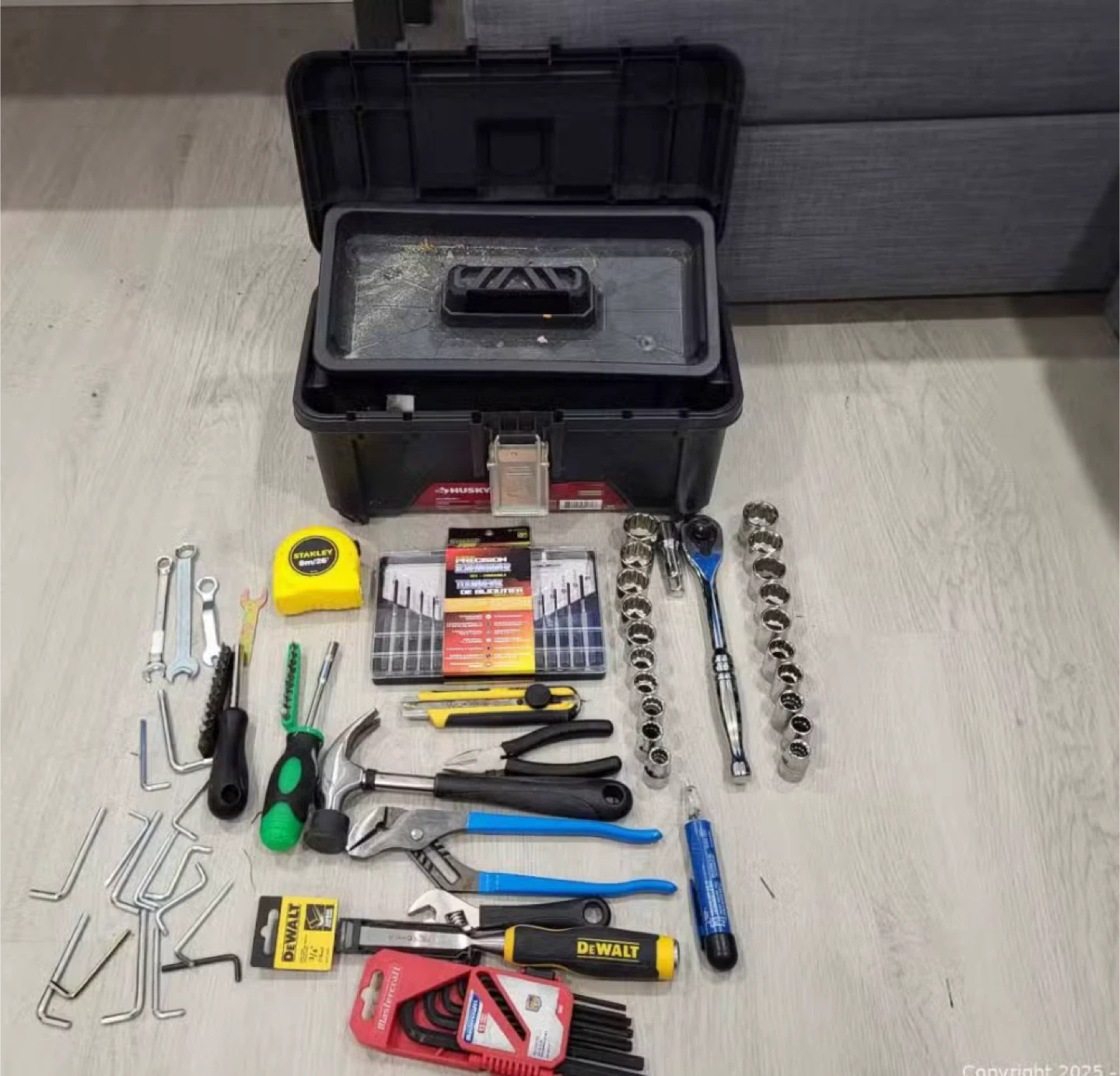 Tool Set with Husky Tool Box