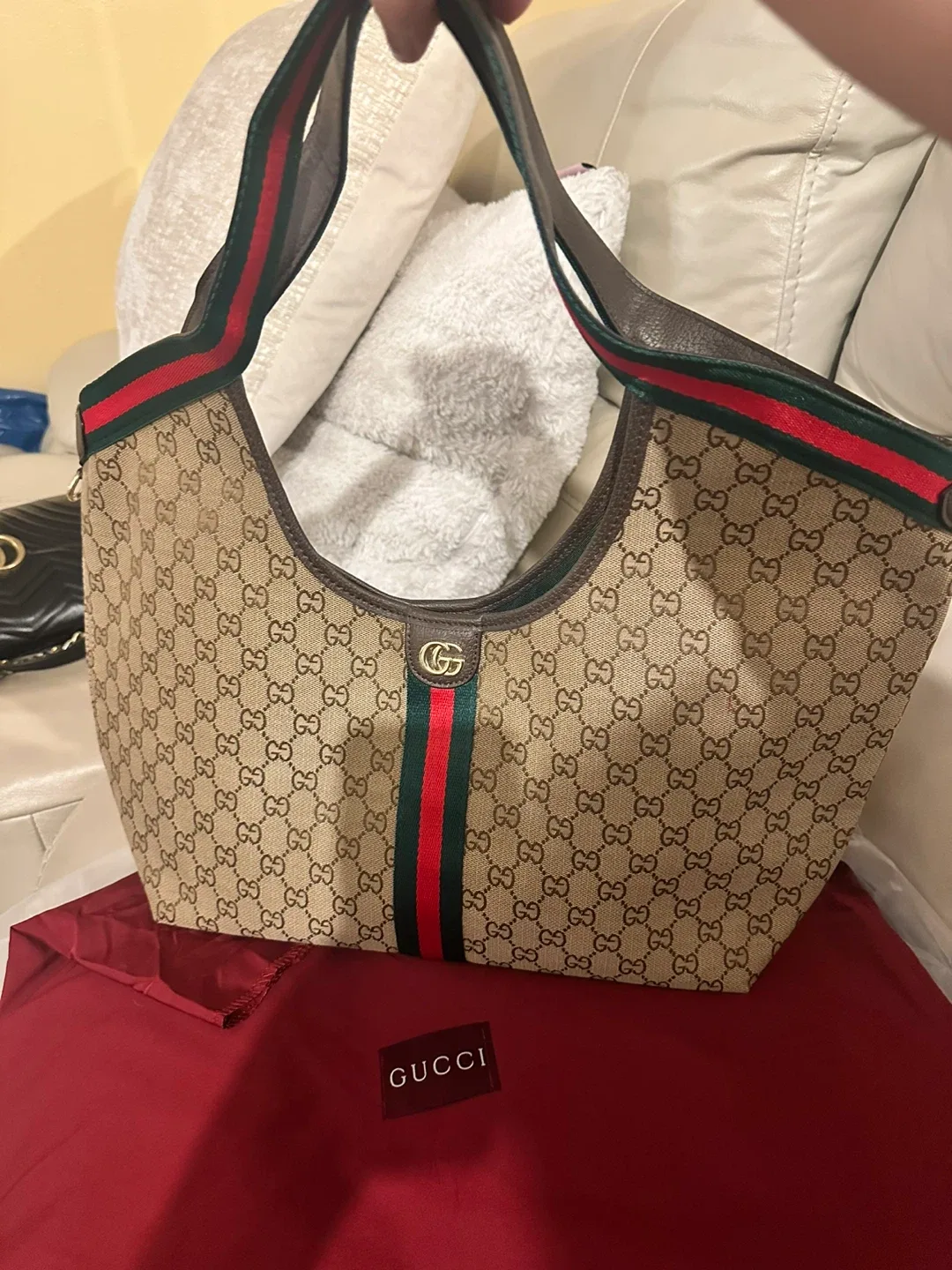 Gucci Canvas Tote Bag image indicator(2)