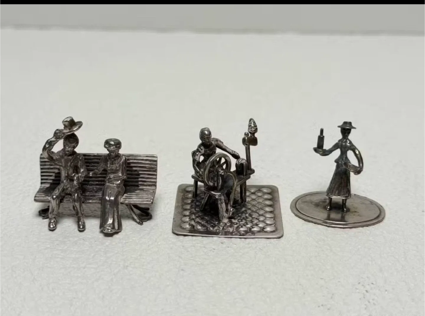 Silver Miniature Figurines c.1800’s Dutch 835