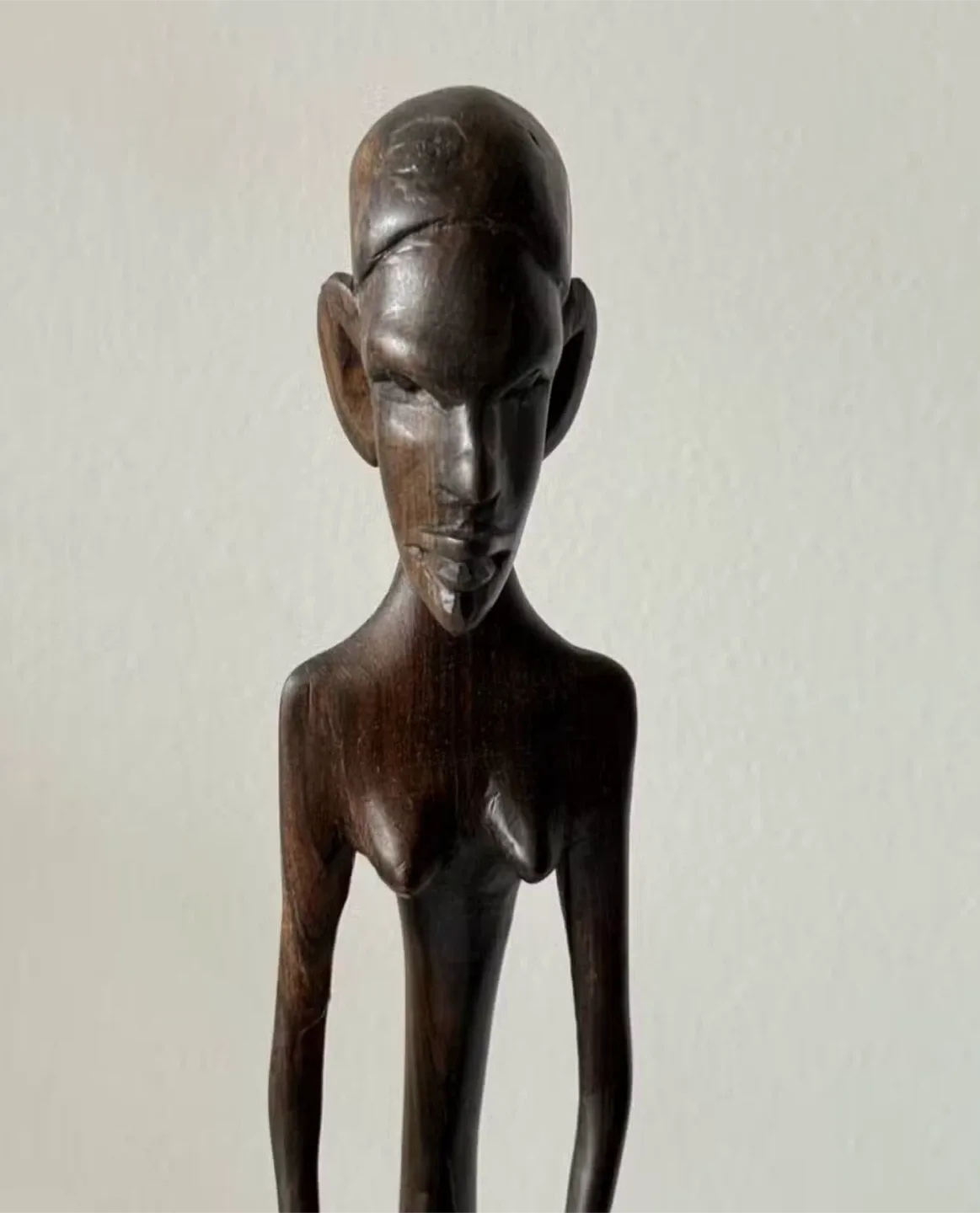 Wooden African Figurines - Set of 3 image indicator(2)