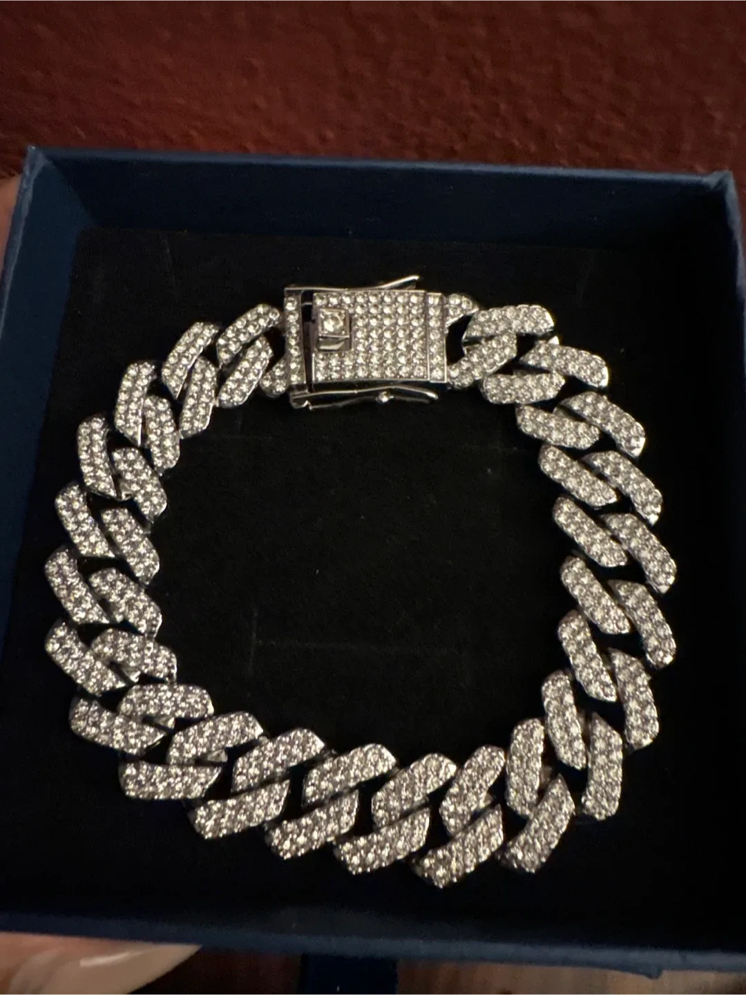 Cartice 18K Gold SS Iced out Moissanite Bracelet