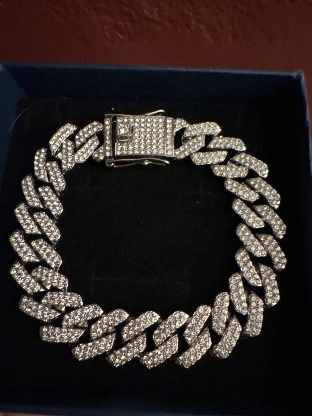 Cartice 18K Gold SS Iced out Moissanite Bracelet image indicator(7)