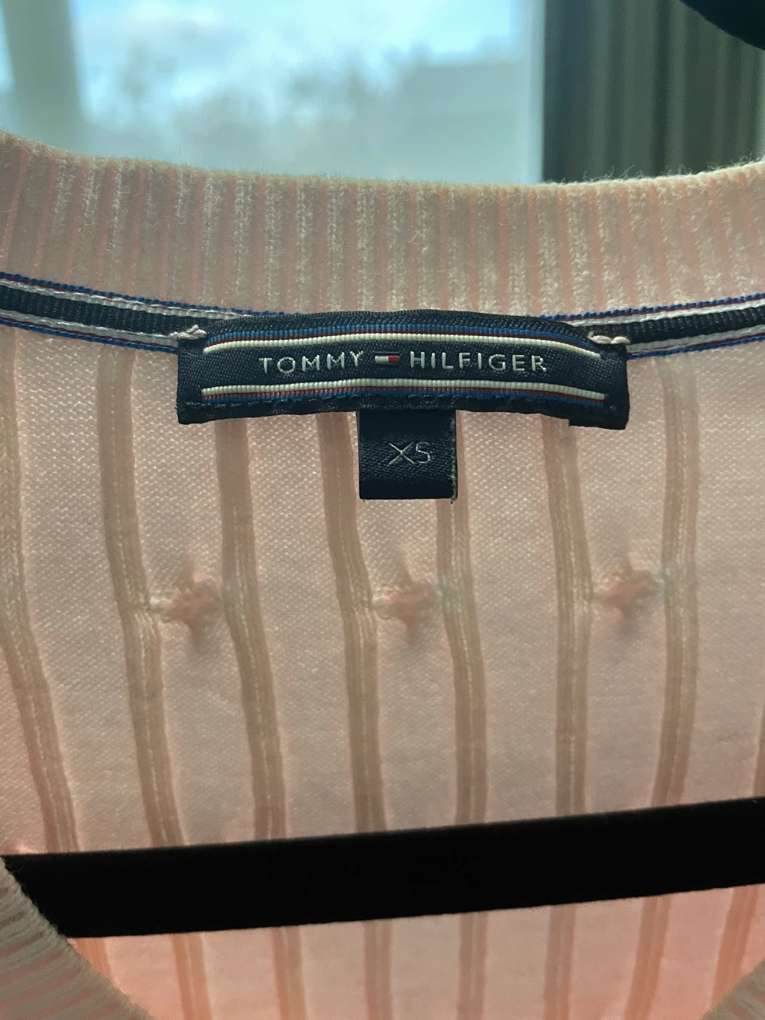 Tommy Hilfiger Pink Cable Knit Sweater - XS - photo 4