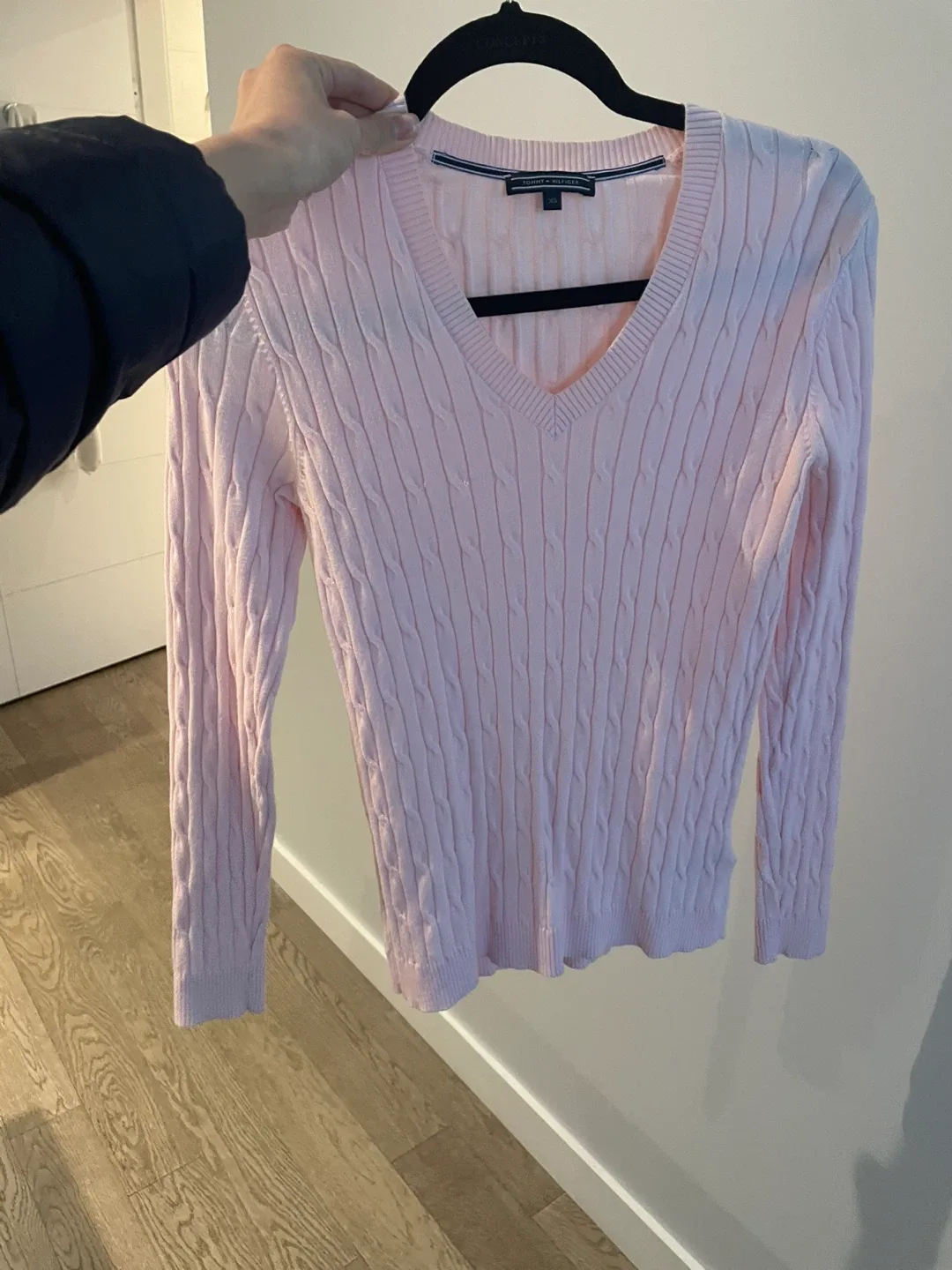Tommy Hilfiger Pink Cable Knit Sweater - XS