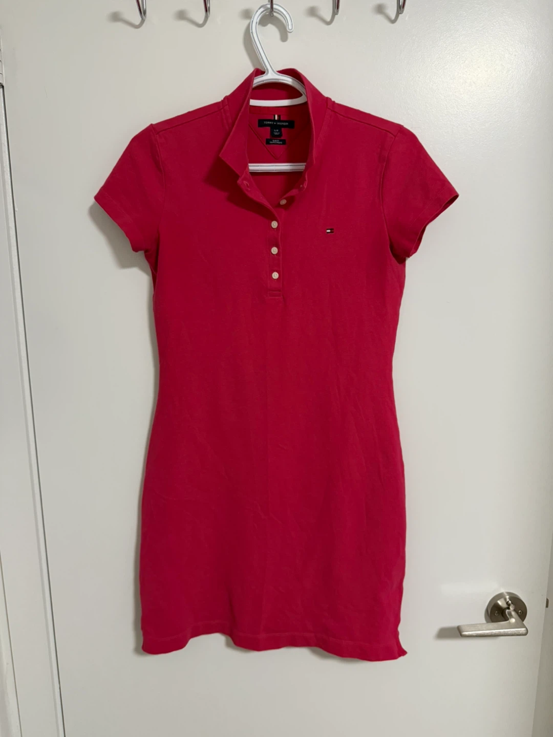Tommy Hilfiger Fuchsia Pink Polo Dress - Size S