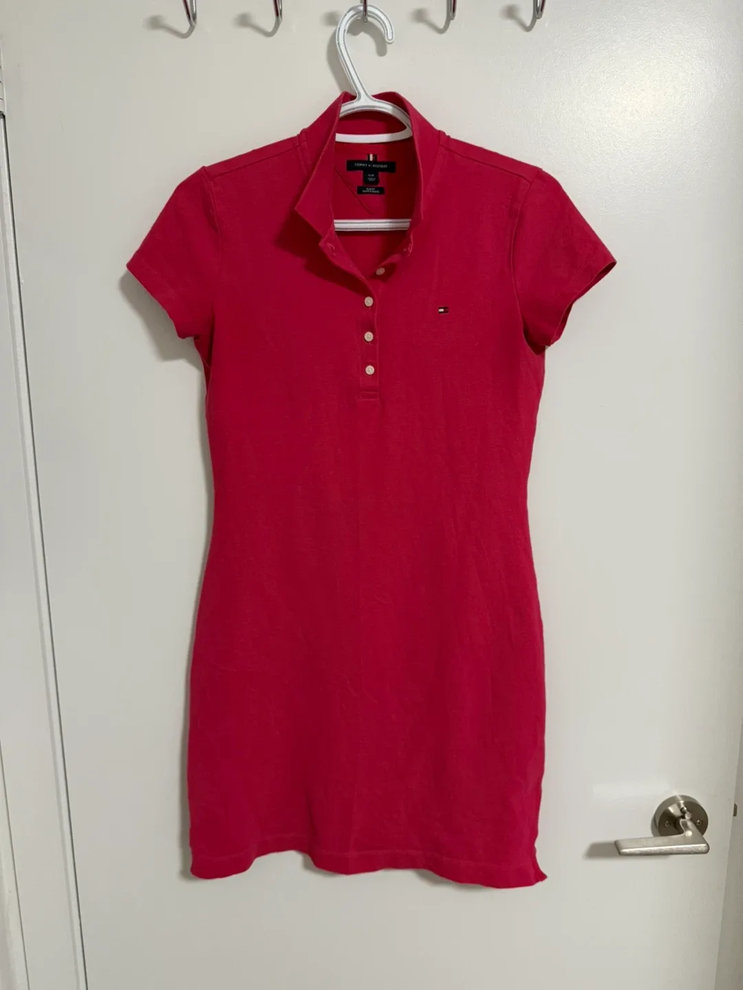 Tommy Hilfiger Fuchsia Pink Polo Dress - Size S
