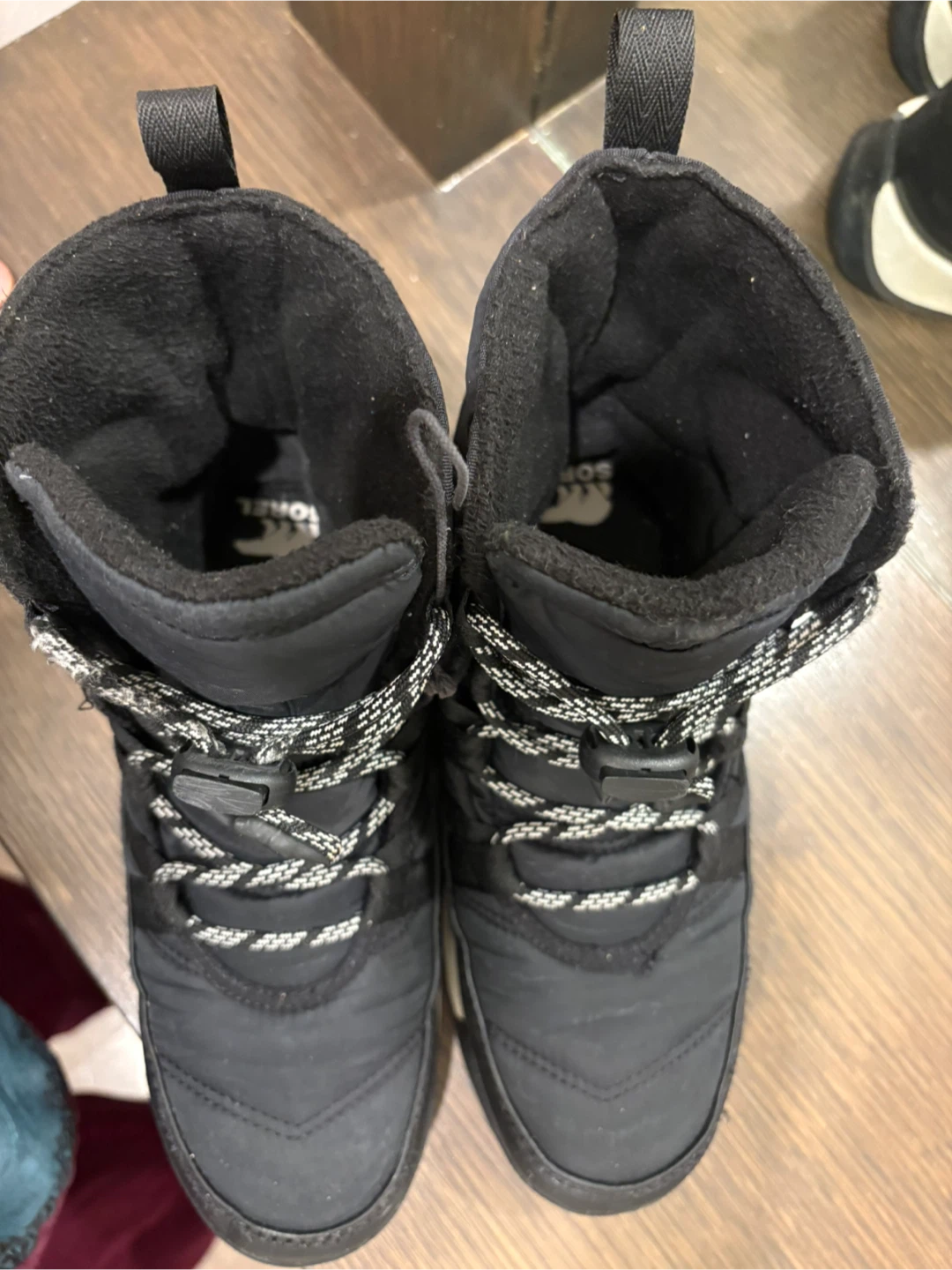 Sorel Black Winter Boots - Size 4