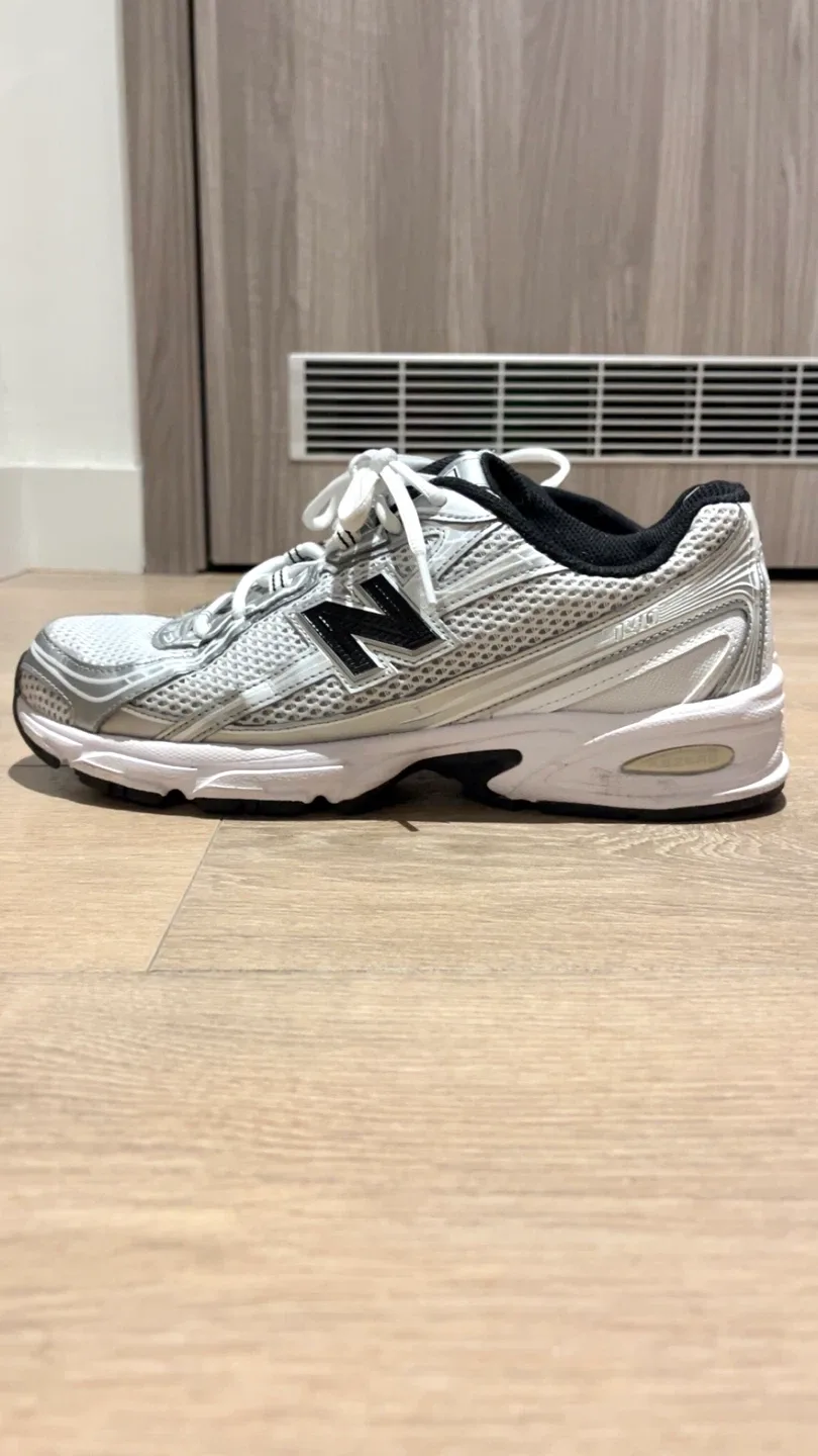 New Balance U740MW2 White/Silver Shoes US 9