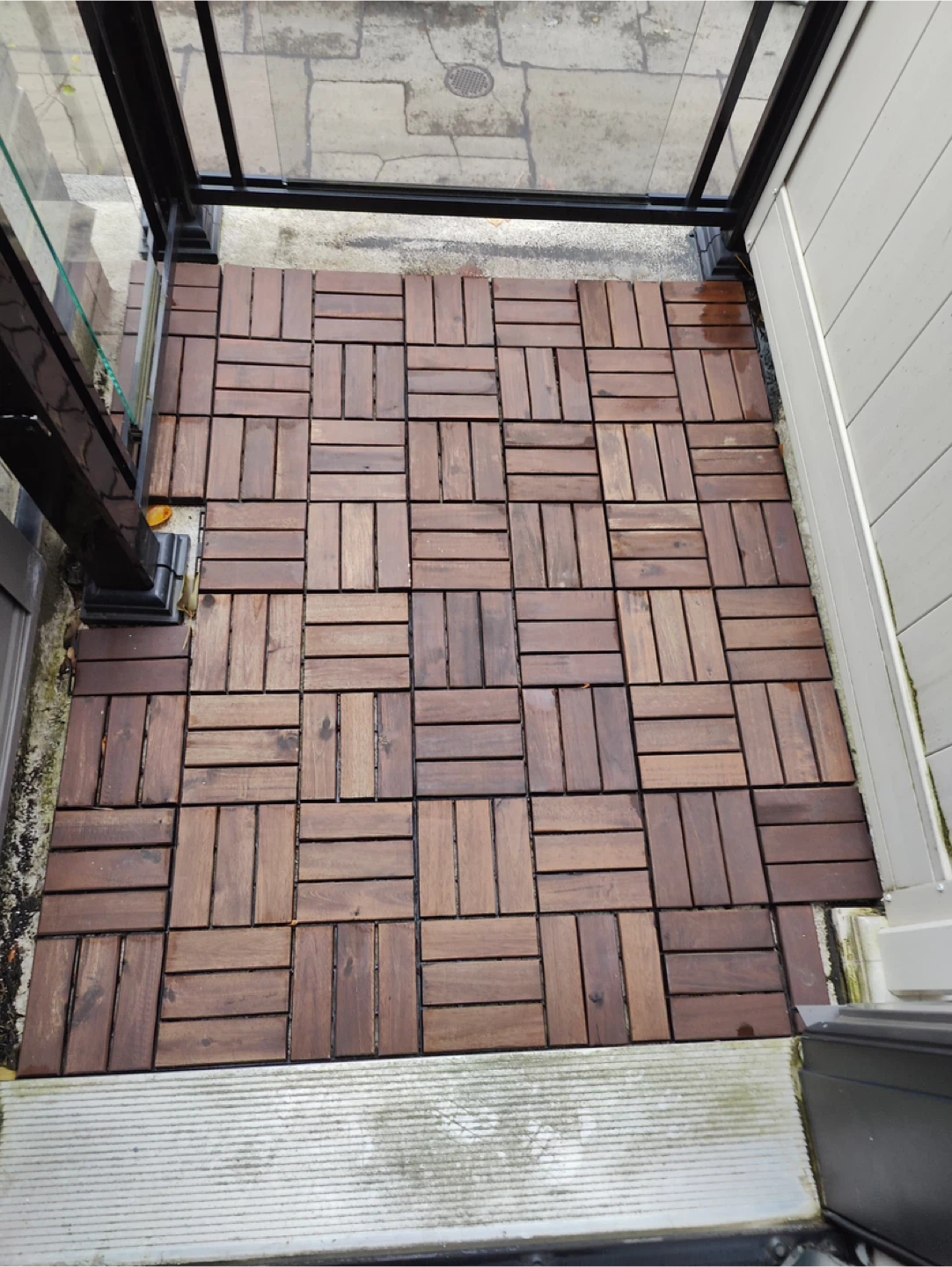 24 IKEA Runnen Decking Tiles Acacia