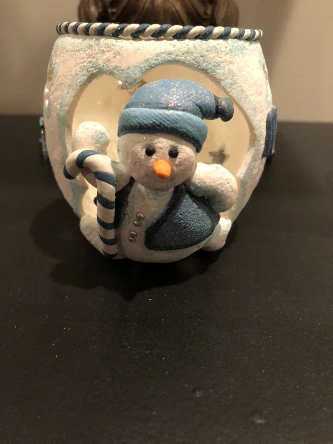 Snowman Candle Holder