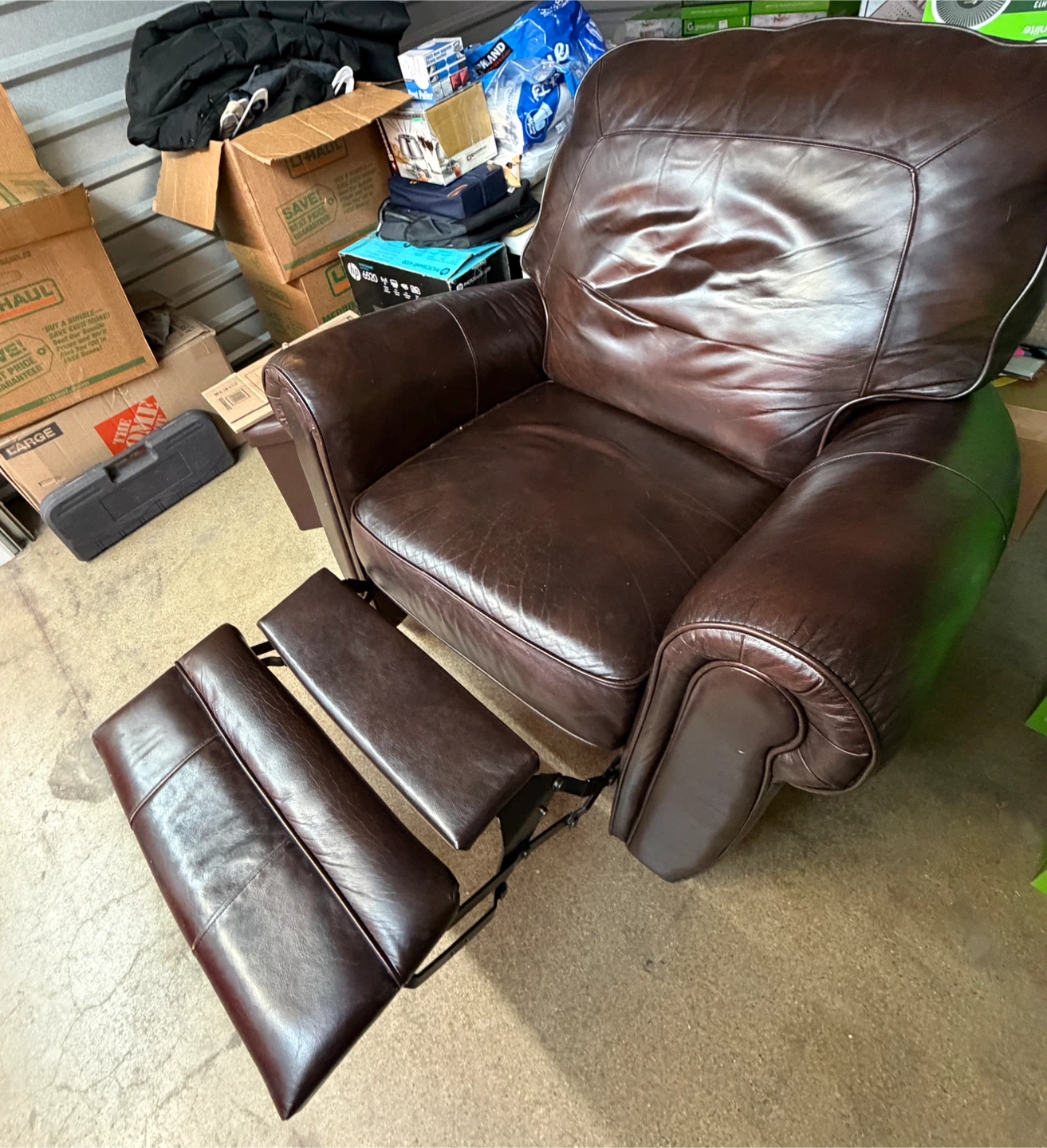 If you buy now $50, Brown Leather Recliner Chair - photo 2