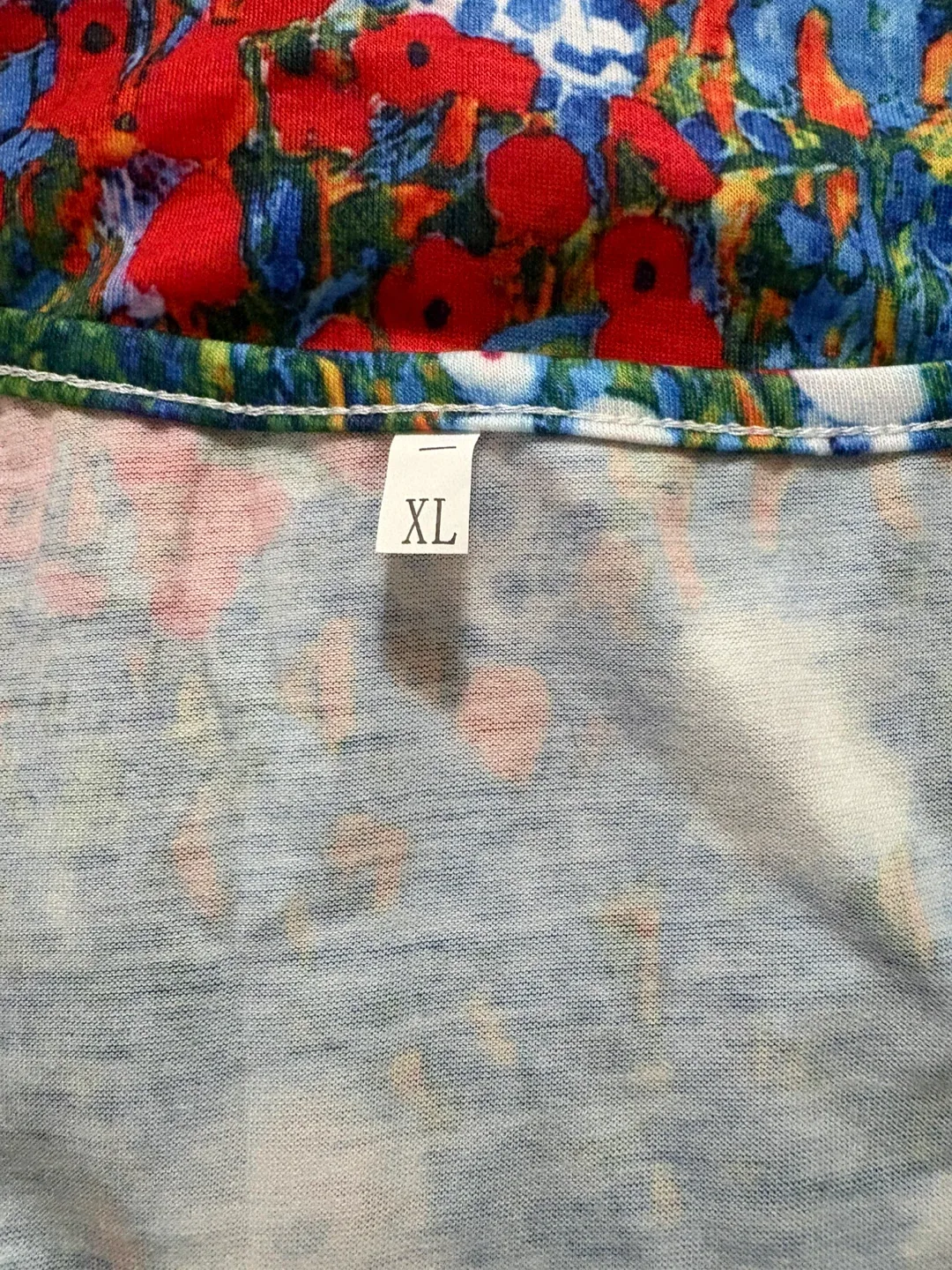 Floral Sleeveless Top - Size XL image indicator(4)