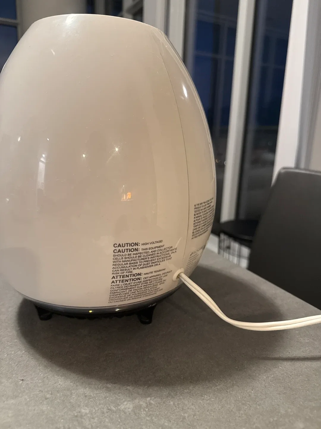 Bionaire Egg Air Purifier image indicator(3)