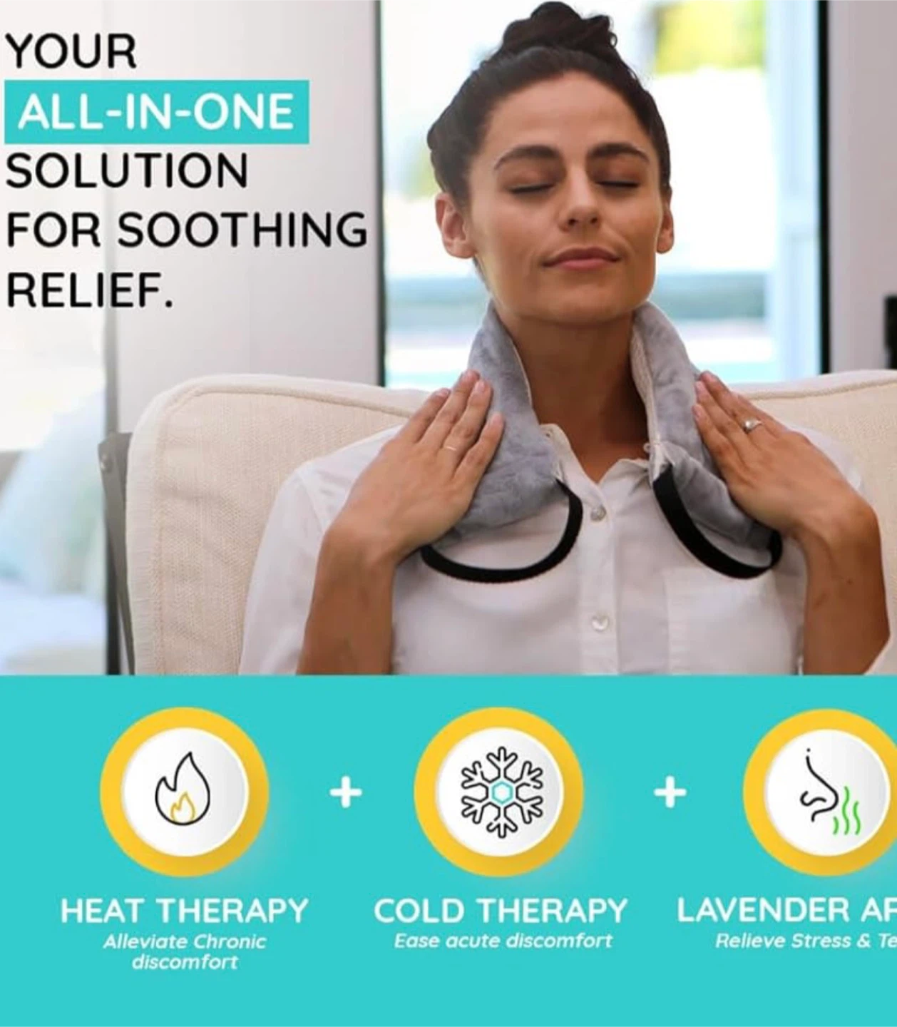 Brand New Heating Pad Neck Pain Relief - photo 2