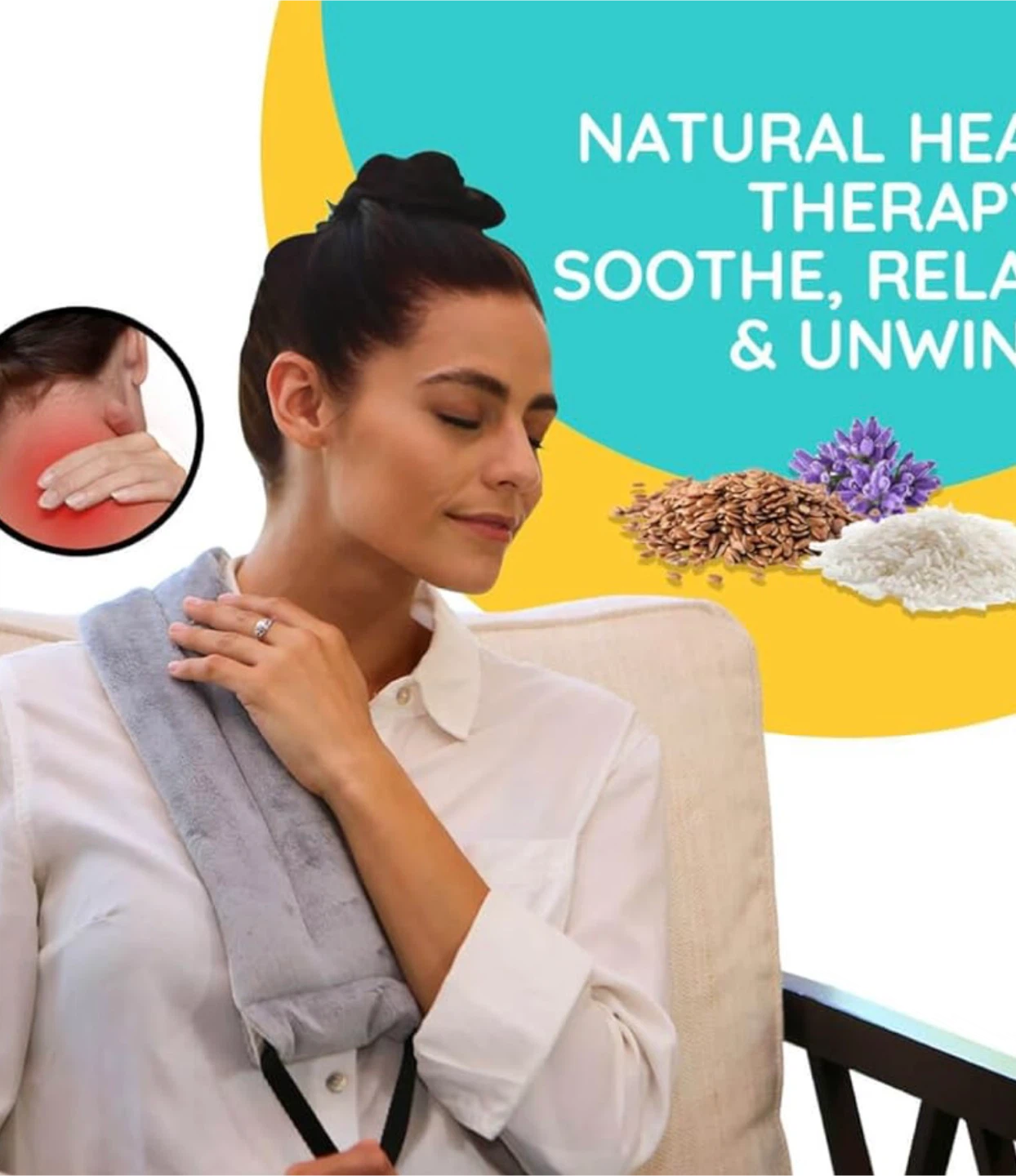 Brand New Heating Pad Neck Pain Relief - photo 3