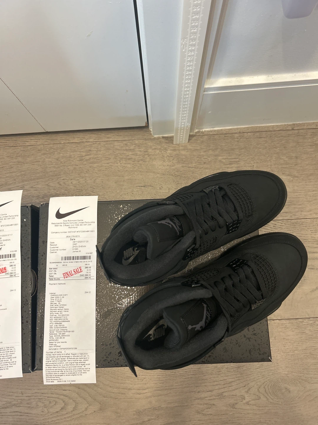 Jordan 4 Black Cats