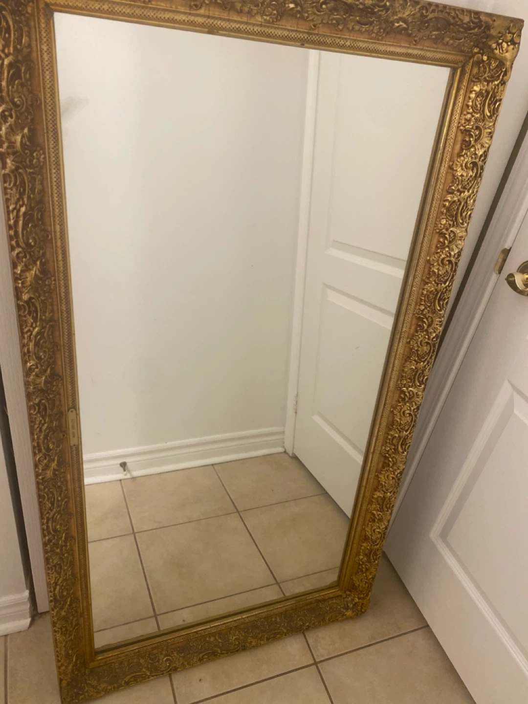 Ornate Gold Framed Mirror