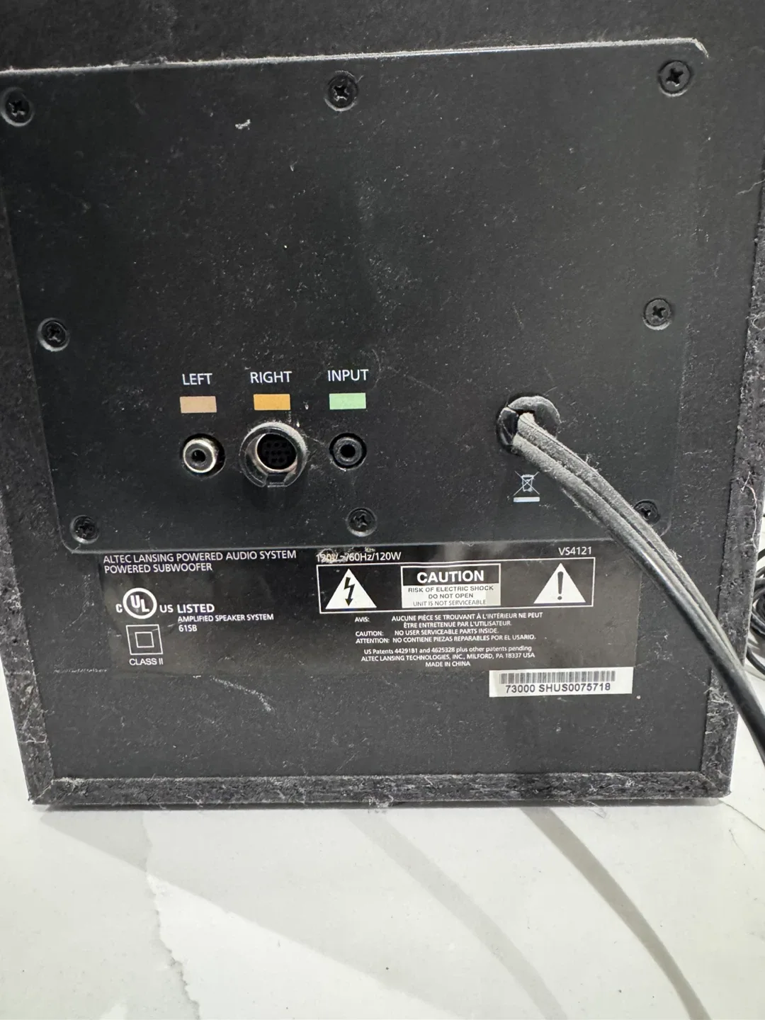 Altec Lansing Powered Audio System image indicator(3)